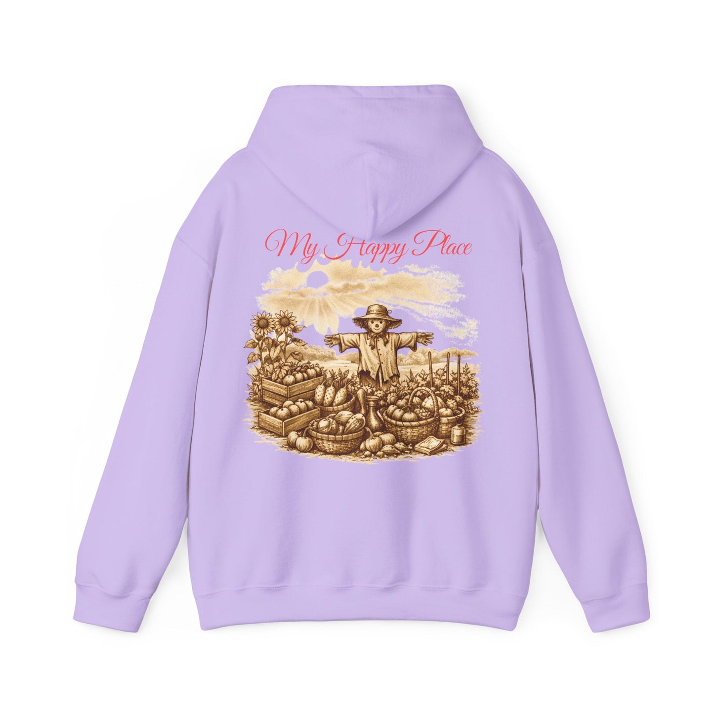 My Happy Place Vintage Style Gardeners Hoodie - SJM Print Store