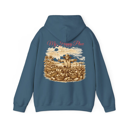 My Happy Place Vintage Style Gardeners Hoodie - SJM Print Store