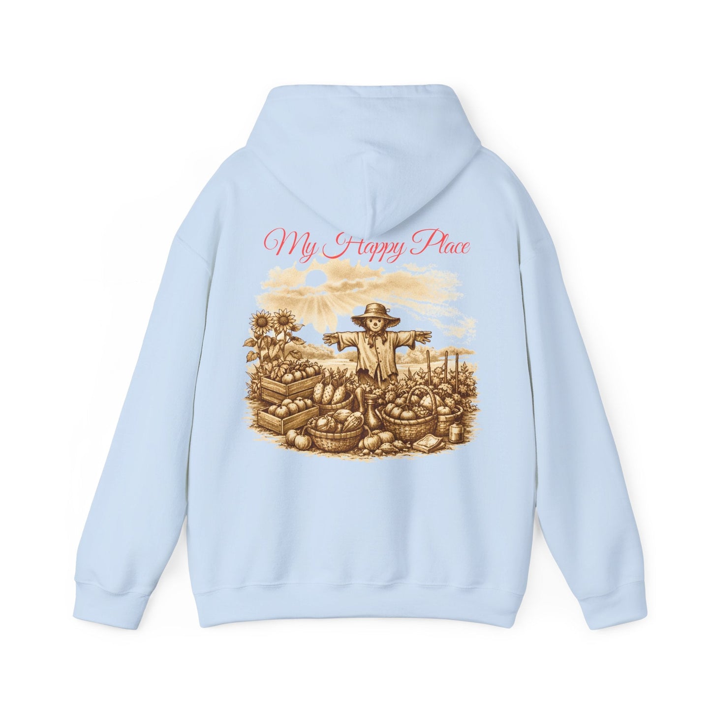 My Happy Place Vintage Style Gardeners Hoodie - SJM Print Store