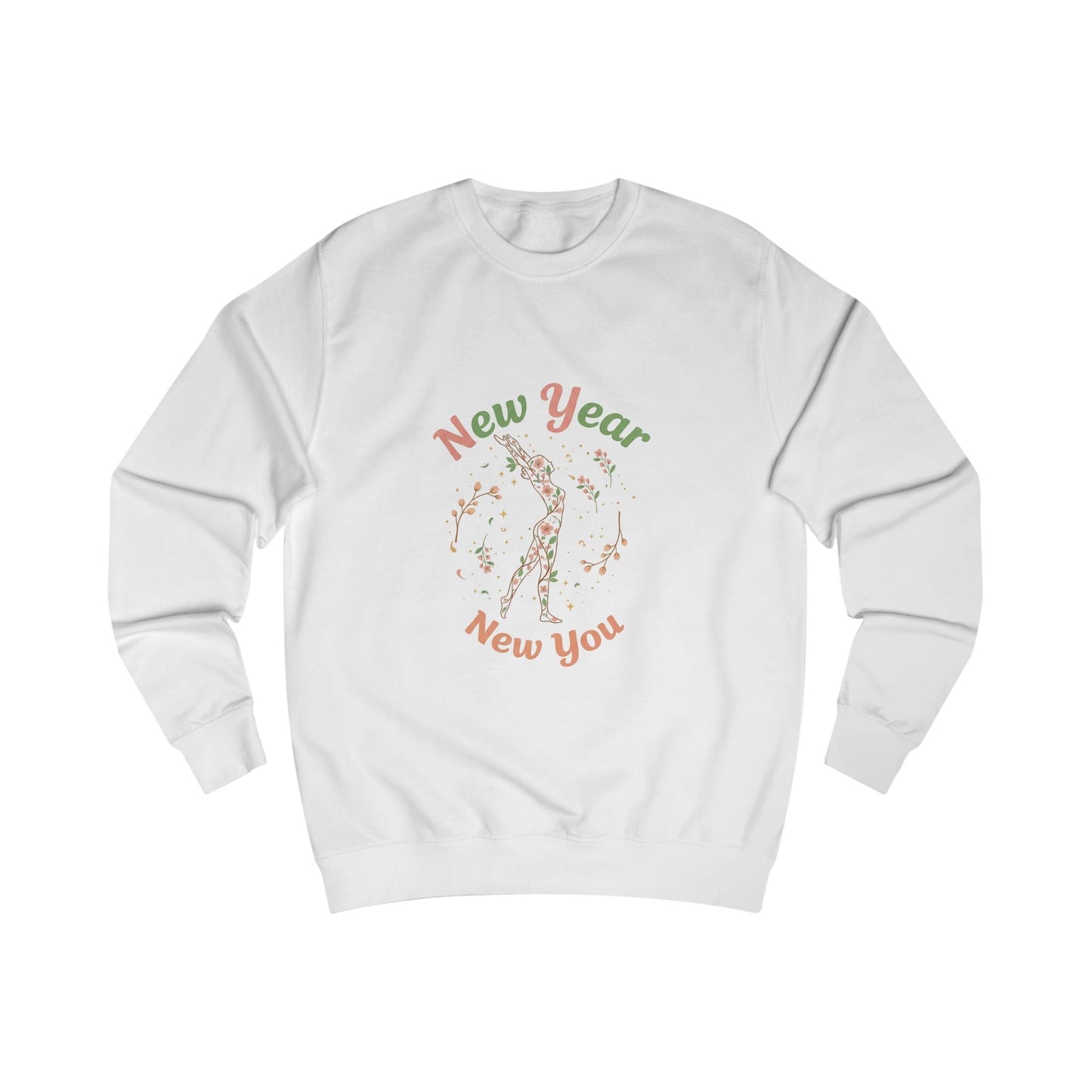 New Year New You Sweatshirt Motivational Holiday Crewneck - SJM Print Store