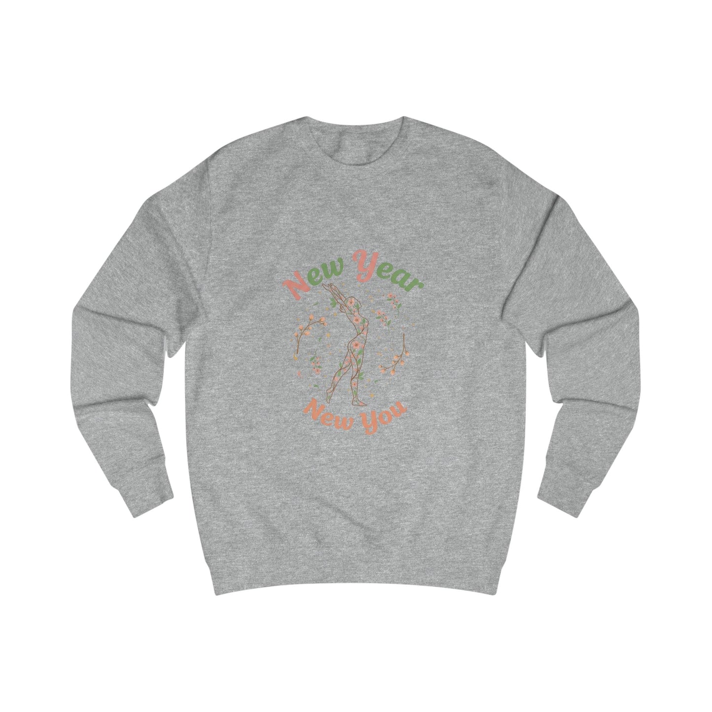 New Year New You Sweatshirt Motivational Holiday Crewneck - SJM Print Store