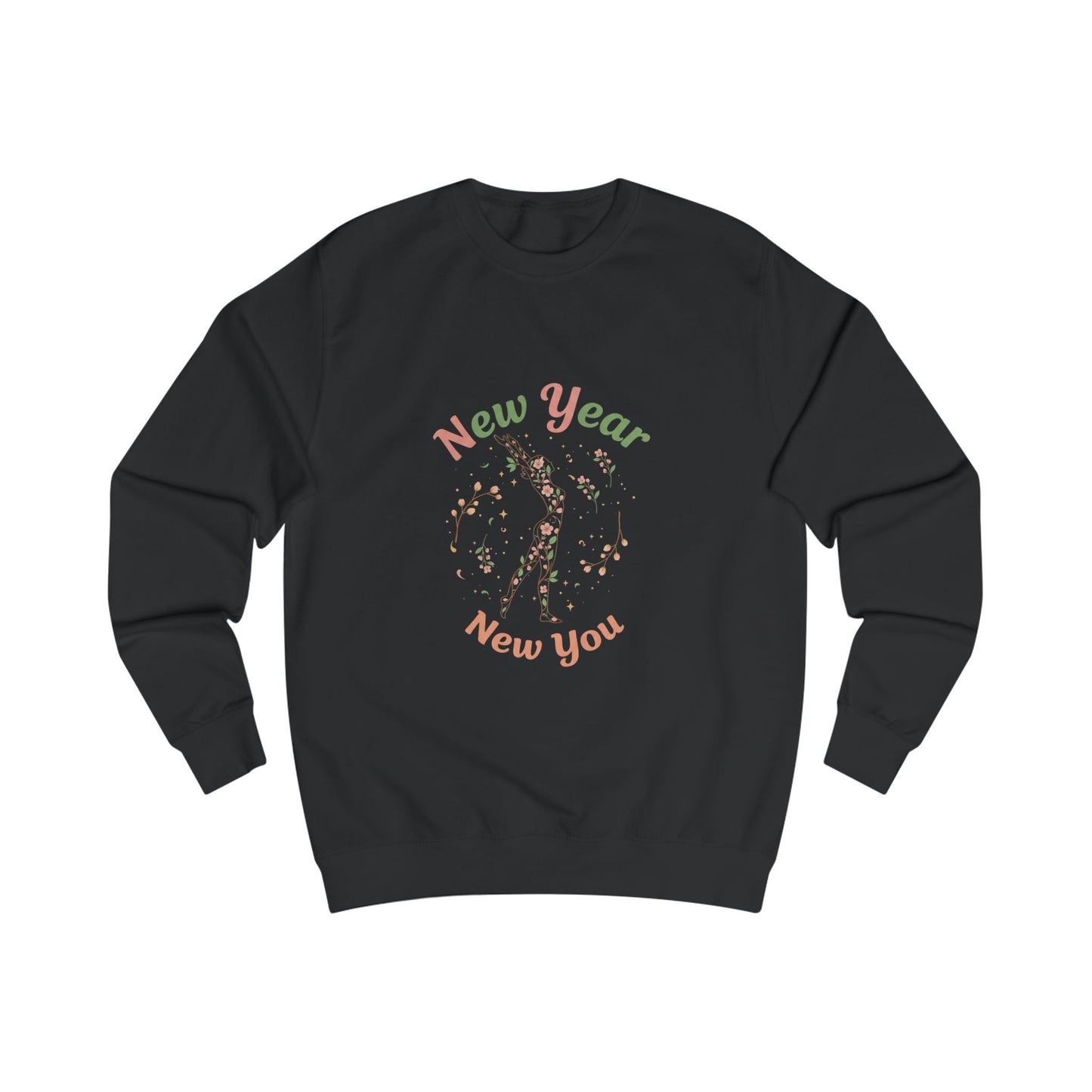 New Year New You Sweatshirt Motivational Holiday Crewneck - SJM Print Store