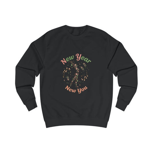 New Year New You Sweatshirt Motivational Holiday Crewneck - SJM Print Store