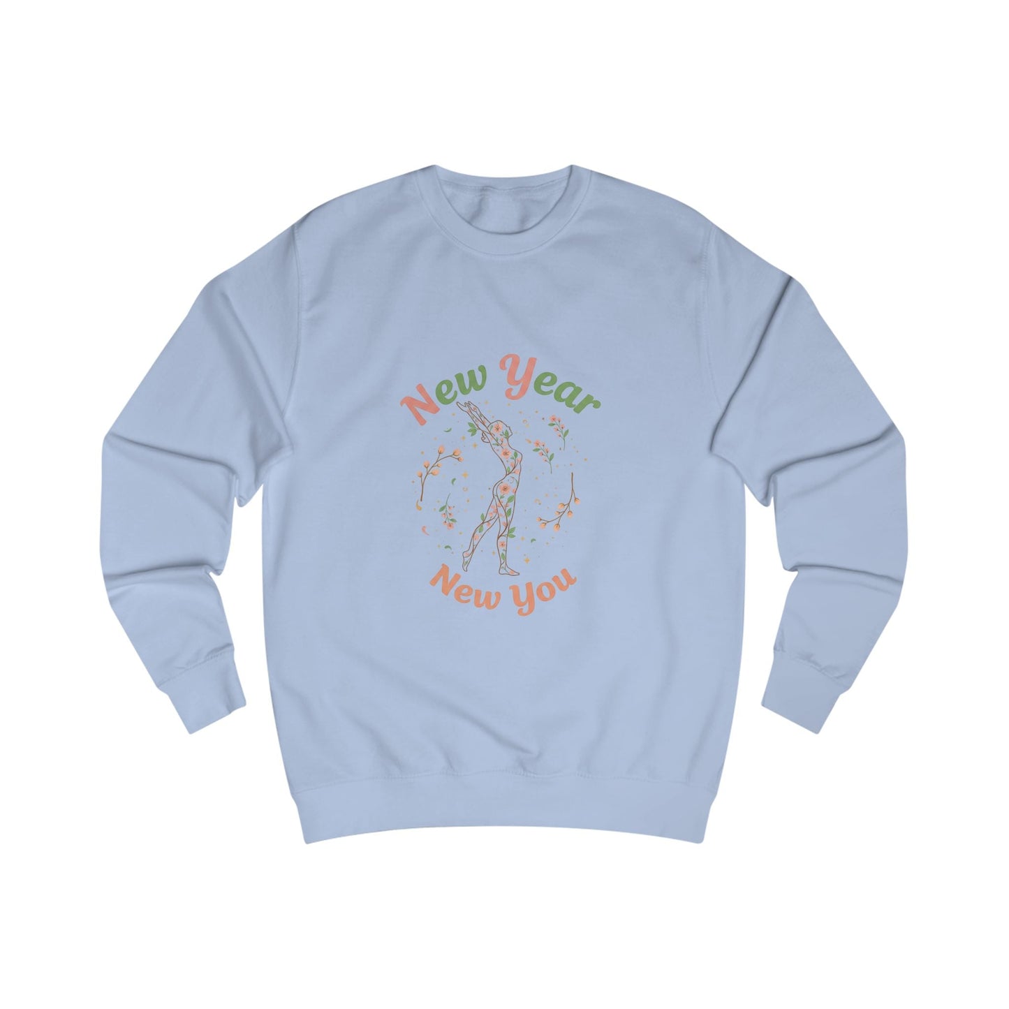 New Year New You Sweatshirt Motivational Holiday Crewneck - SJM Print Store