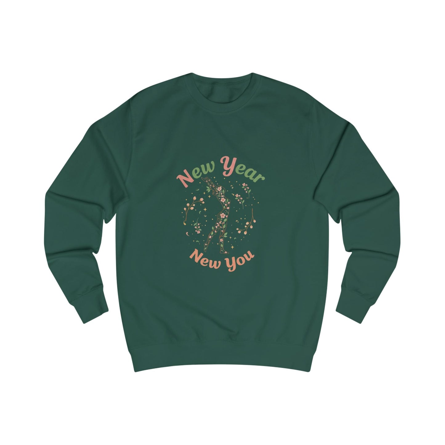 New Year New You Sweatshirt Motivational Holiday Crewneck - SJM Print Store