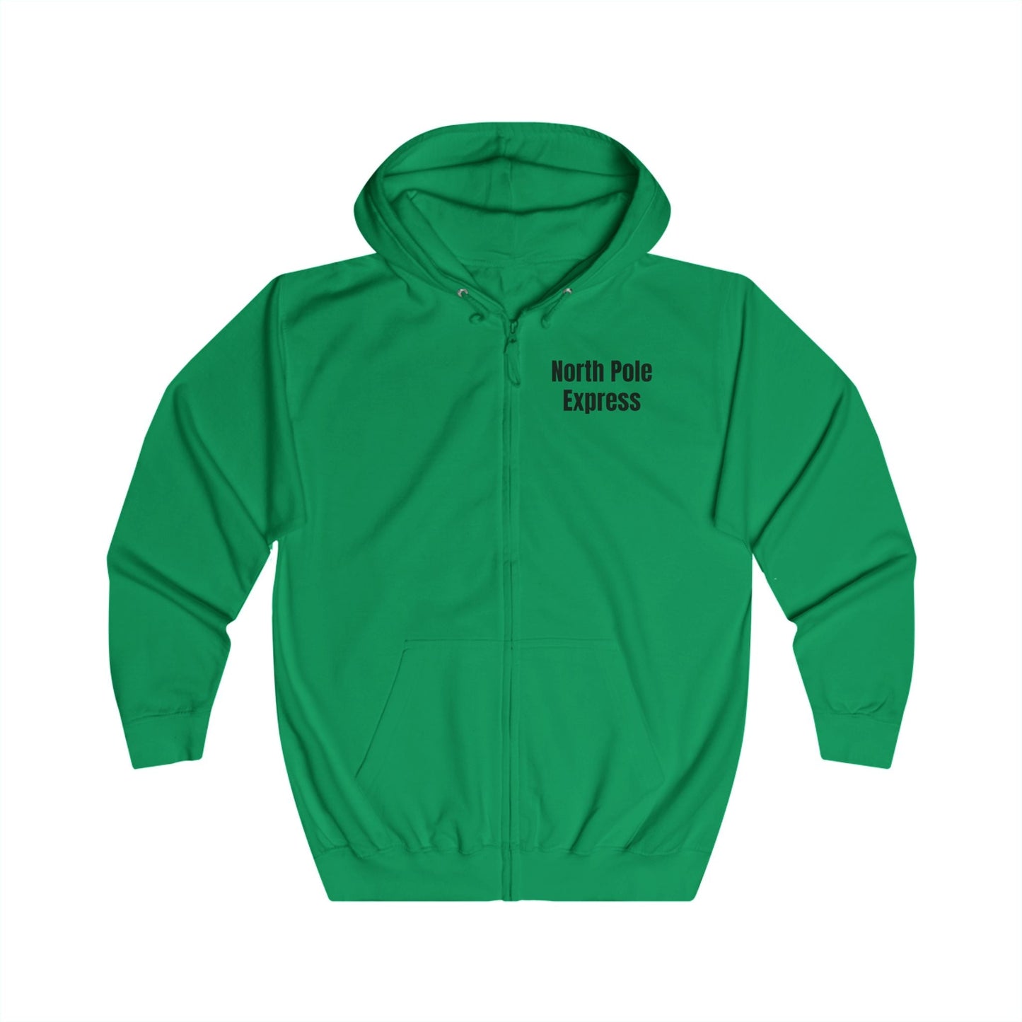 North Pole Express Motocross Zip Hoodie - SJM Print Store