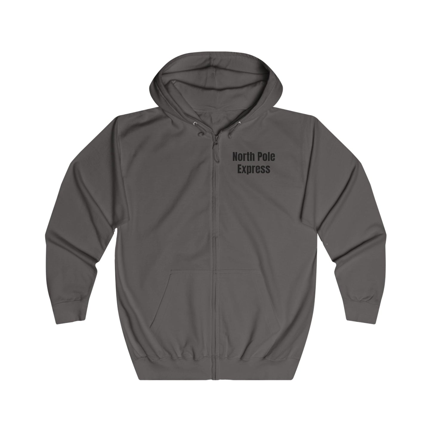 North Pole Express Motocross Zip Hoodie - SJM Print Store