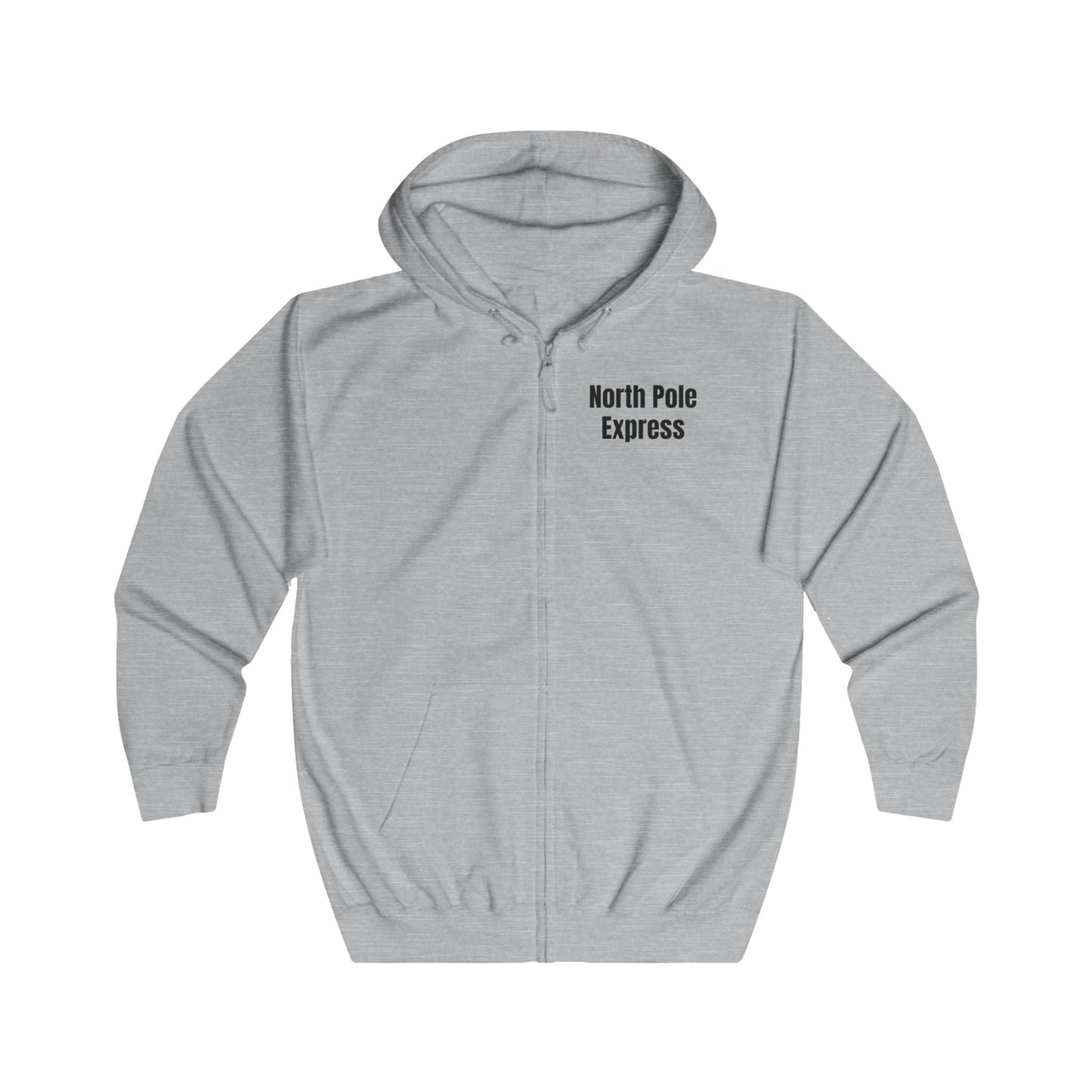 North Pole Express Motocross Zip Hoodie - SJM Print Store