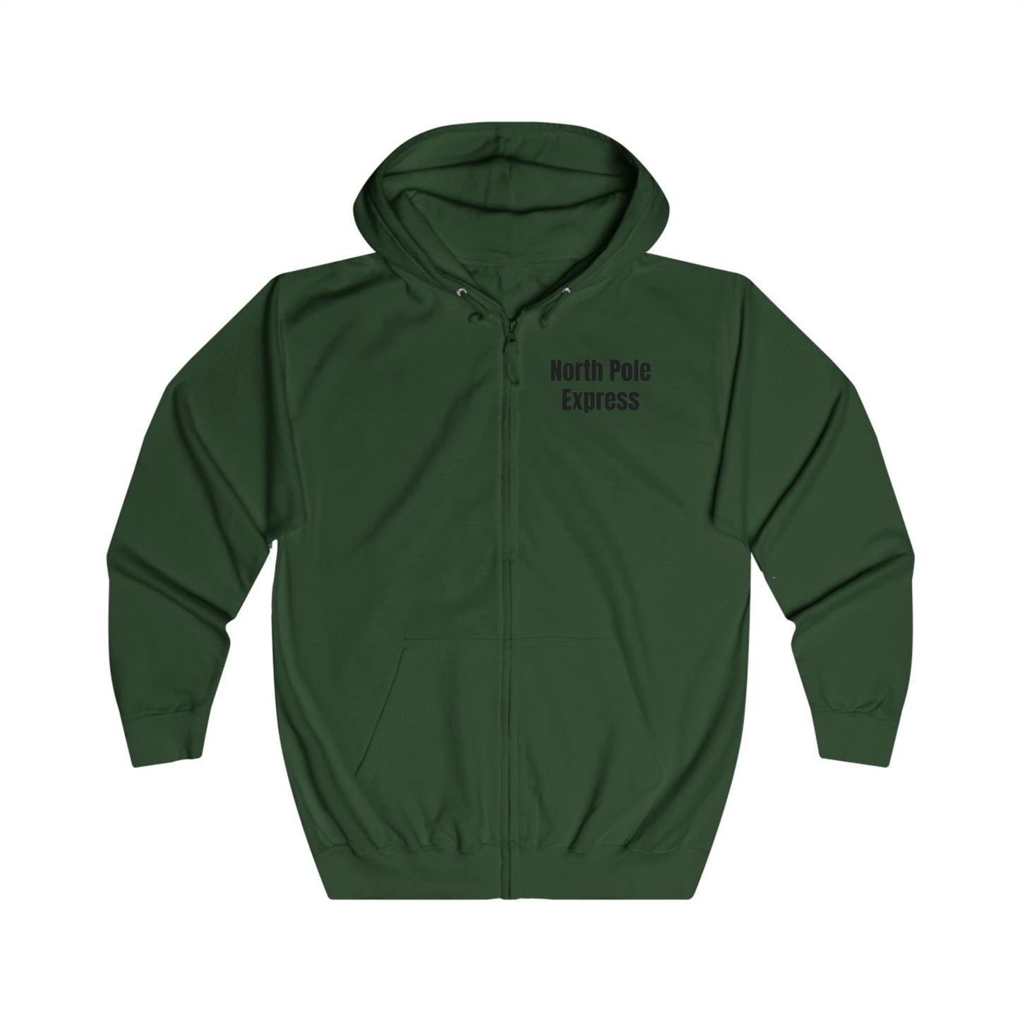 North Pole Express Motocross Zip Hoodie - SJM Print Store