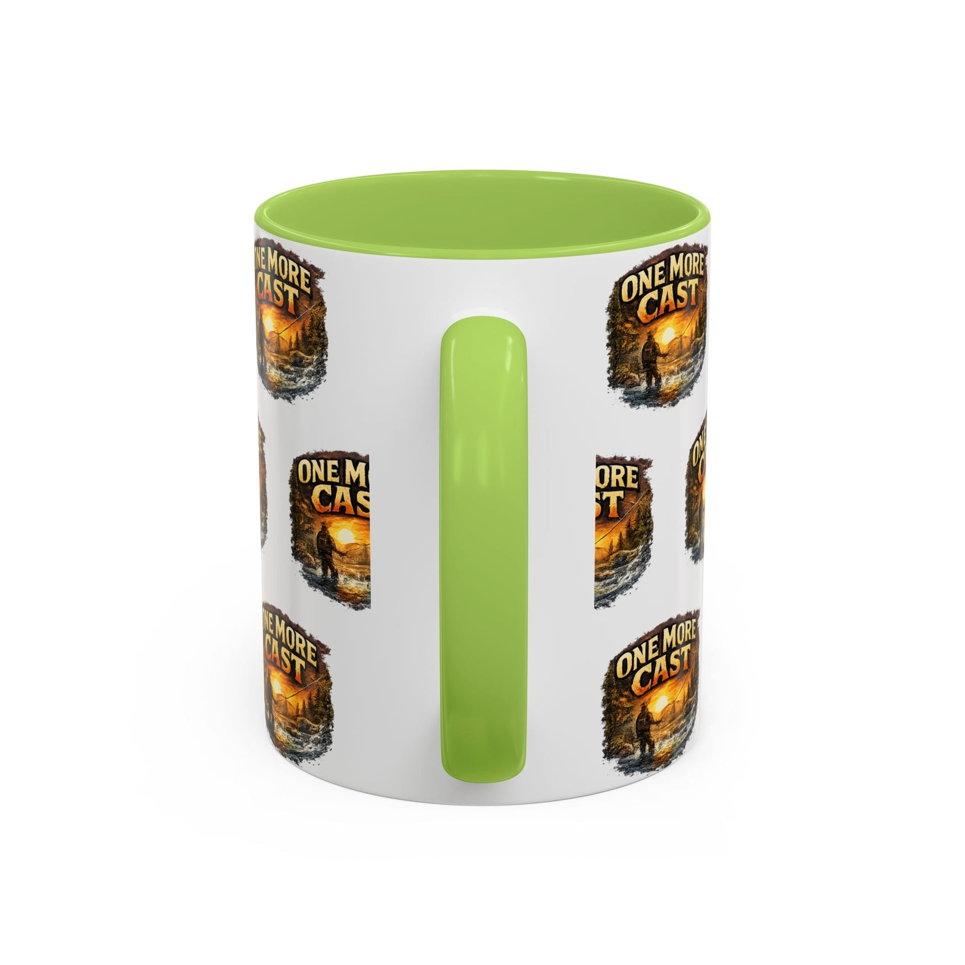 One More Cast Fishing Coffee Mug â€” Accent 11oz - SJM Print Store