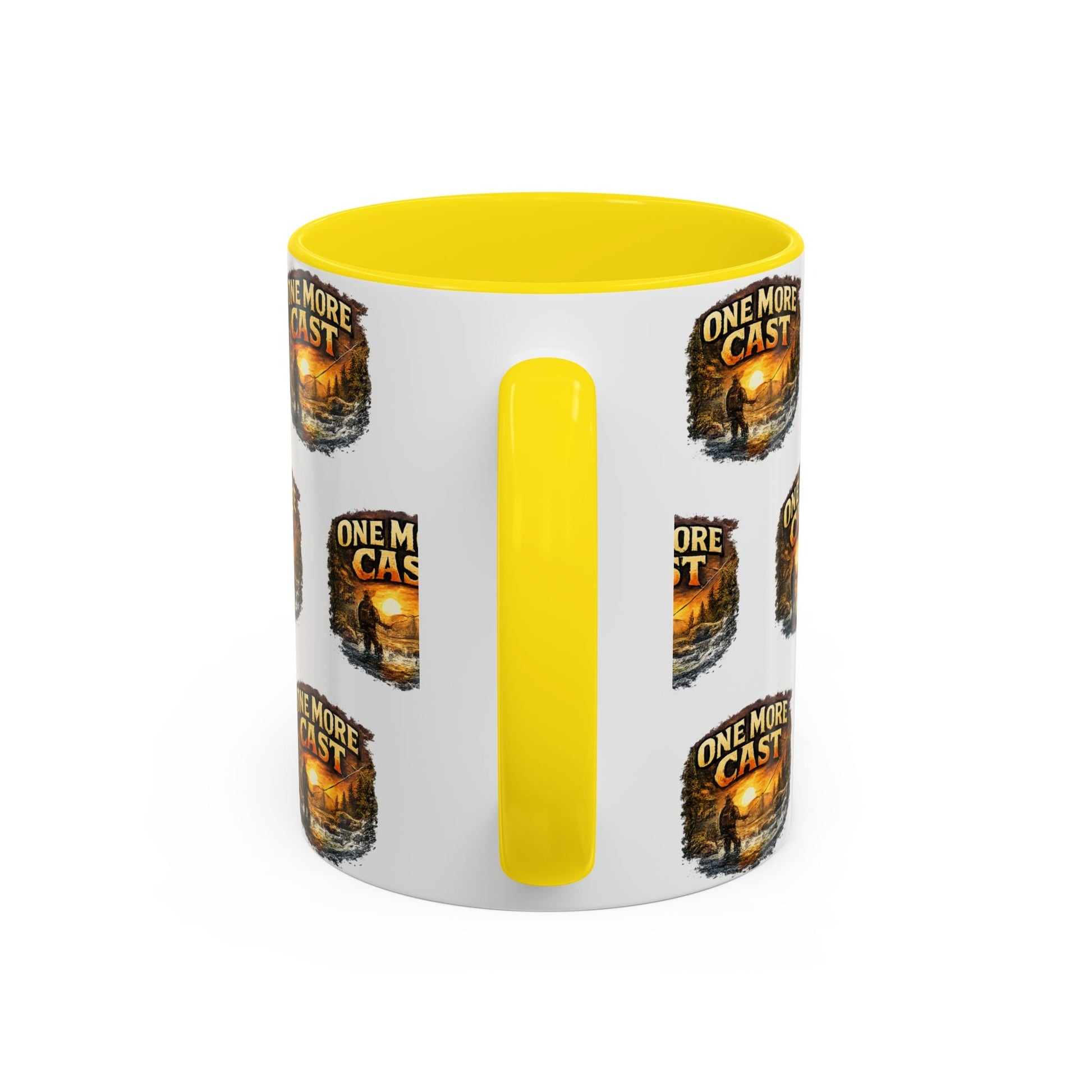 One More Cast Fishing Coffee Mug â€” Accent 11oz - SJM Print Store
