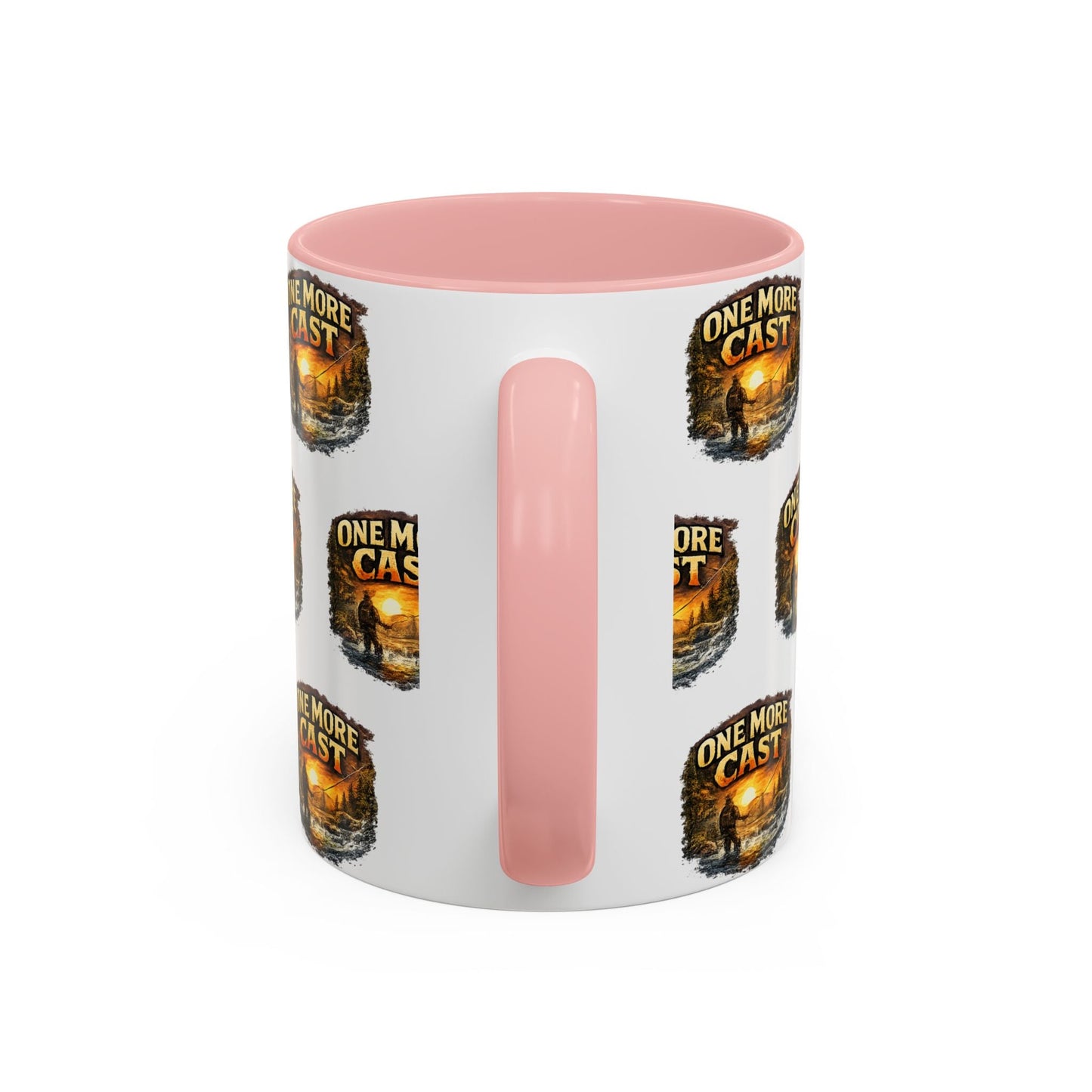 One More Cast Fishing Coffee Mug â€” Accent 11oz - SJM Print Store