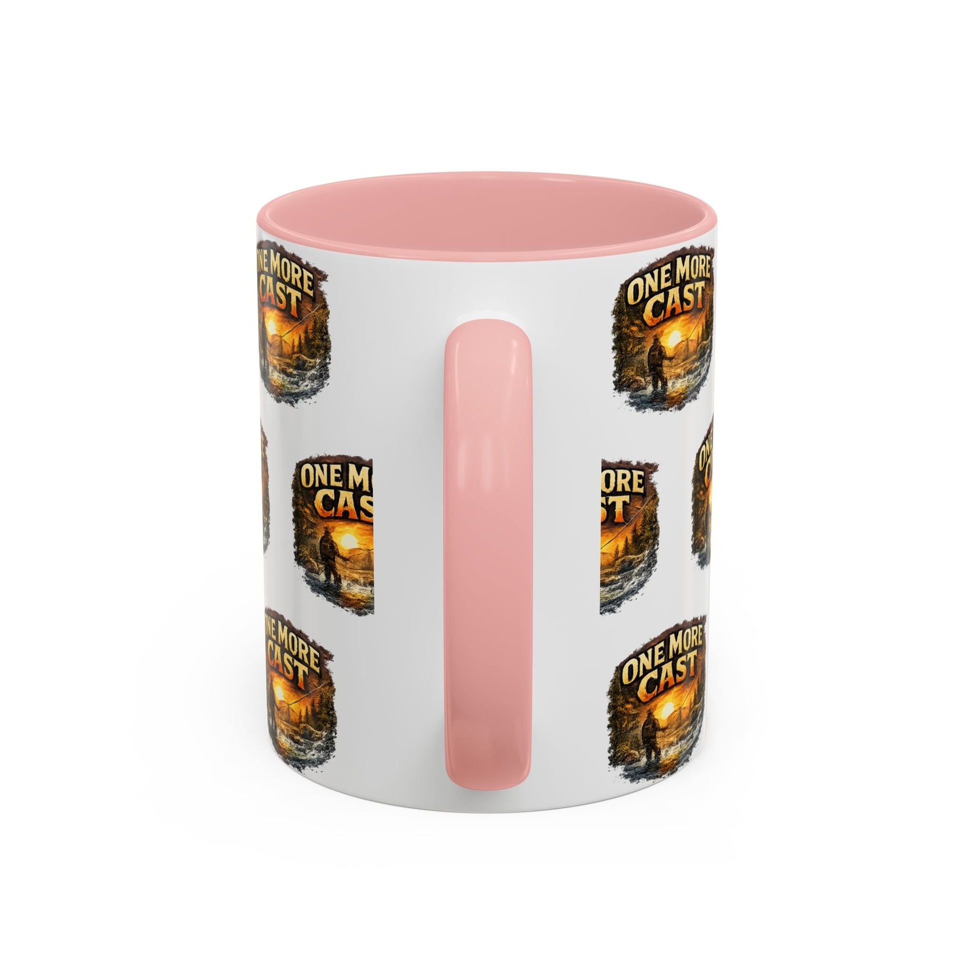 One More Cast Fishing Coffee Mug â€” Accent 11oz - SJM Print Store