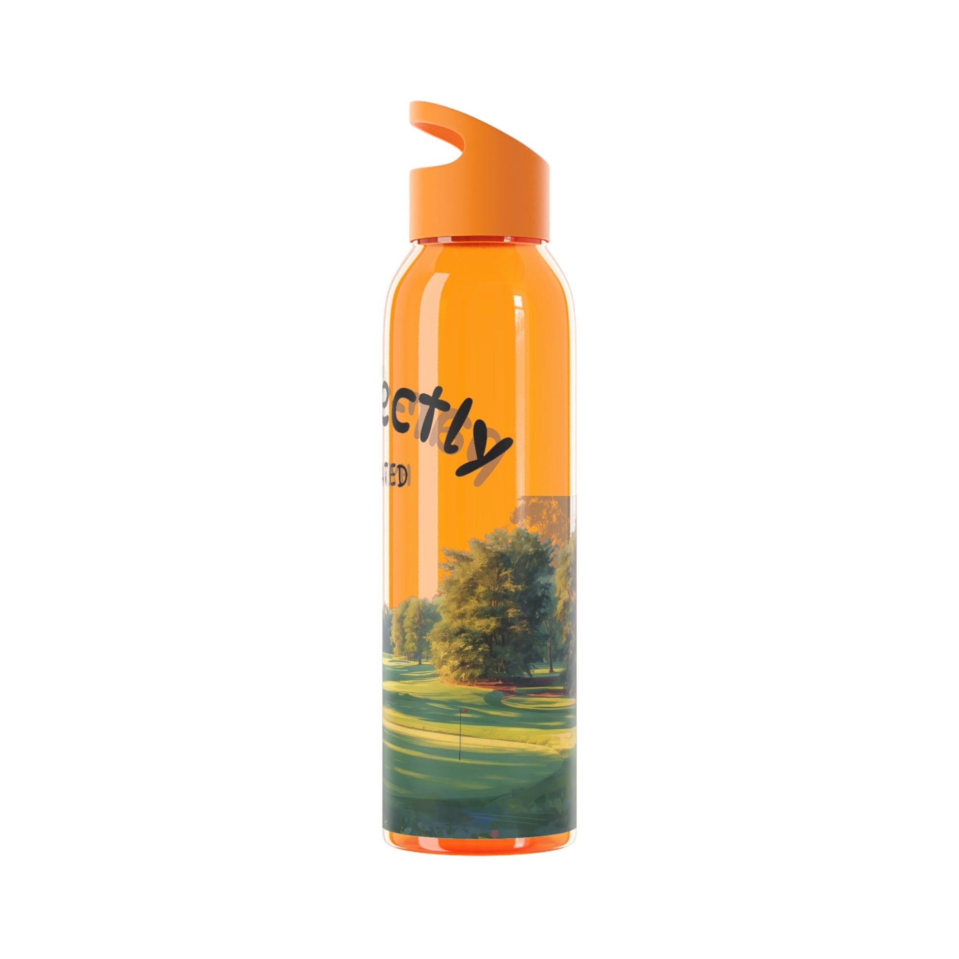 Par - fectly Hydrate Golf Water Bottle â€” Golf Scene Design in a range of colours - SJM Print Store