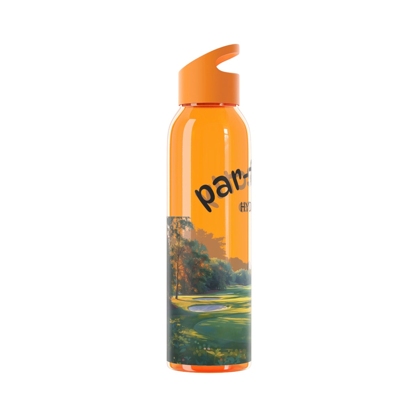 Par - fectly Hydrate Golf Water Bottle â€” Golf Scene Design in a range of colours - SJM Print Store