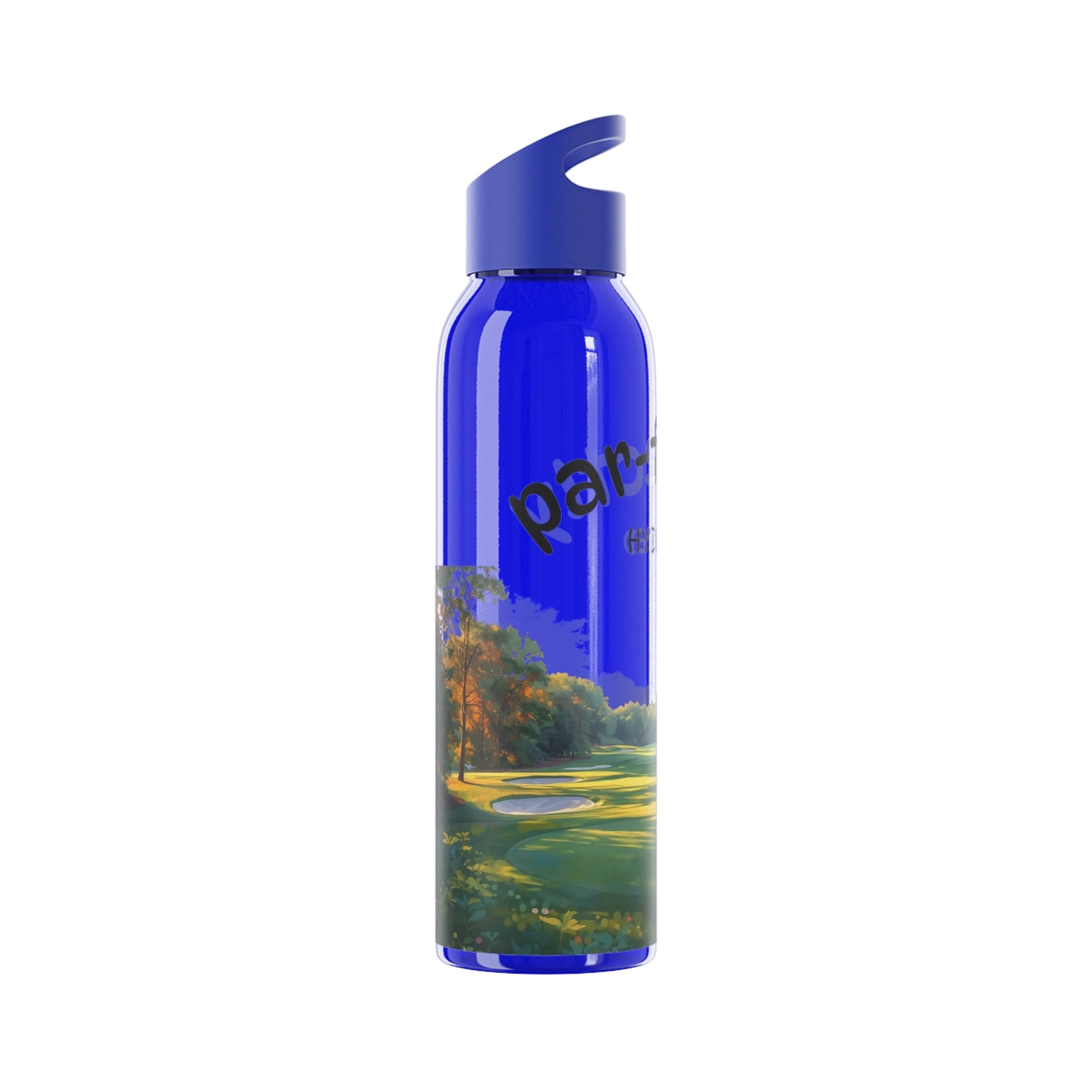Par - fectly Hydrate Golf Water Bottle â€” Golf Scene Design in a range of colours - SJM Print Store