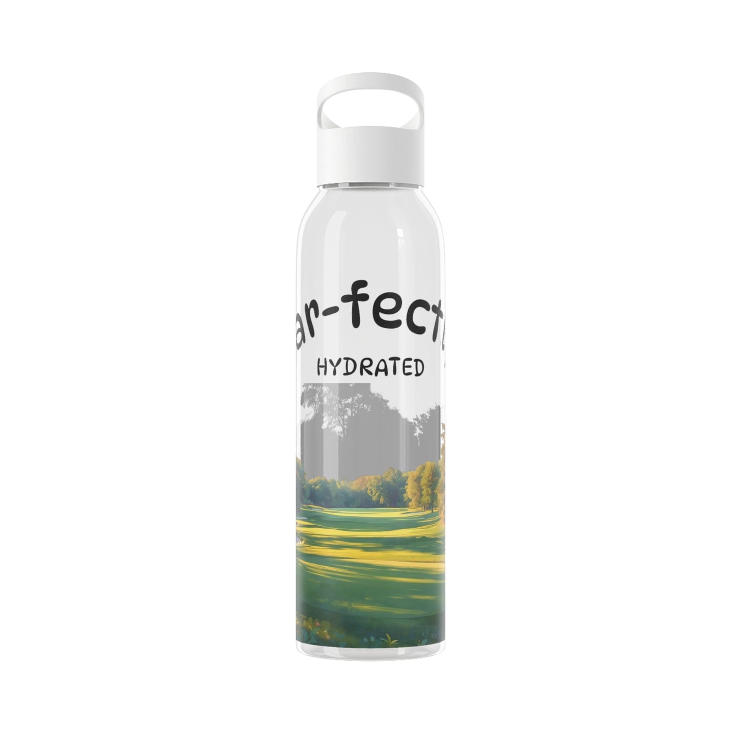 Par - fectly Hydrate Golf Water Bottle â€” Golf Scene Design in a range of colours - SJM Print Store