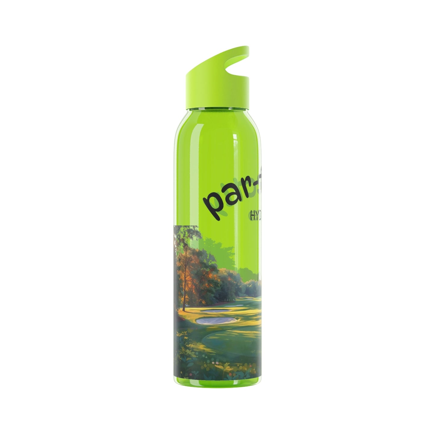 Par - fectly Hydrate Golf Water Bottle â€” Golf Scene Design in a range of colours - SJM Print Store