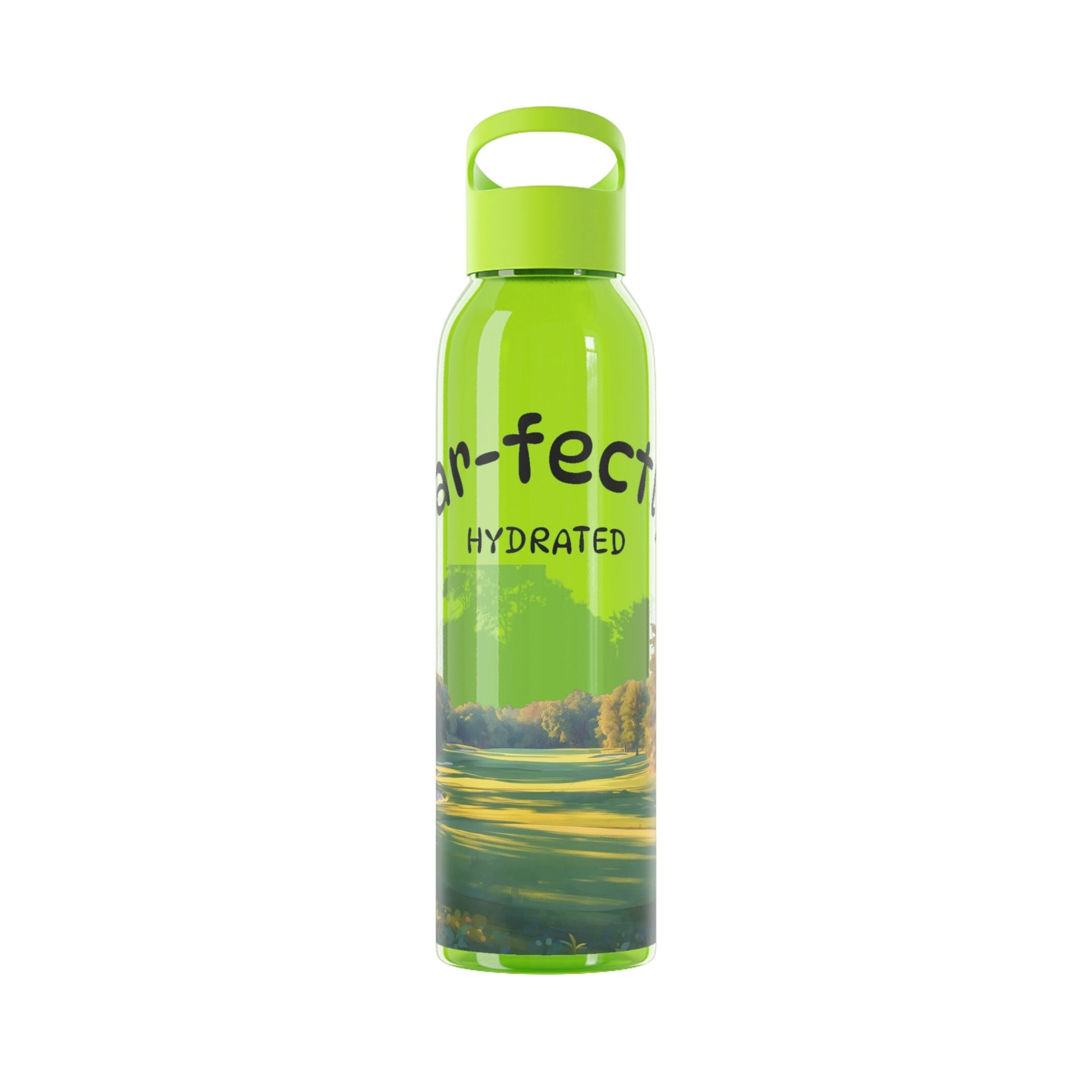 Par - fectly Hydrate Golf Water Bottle â€” Golf Scene Design in a range of colours - SJM Print Store