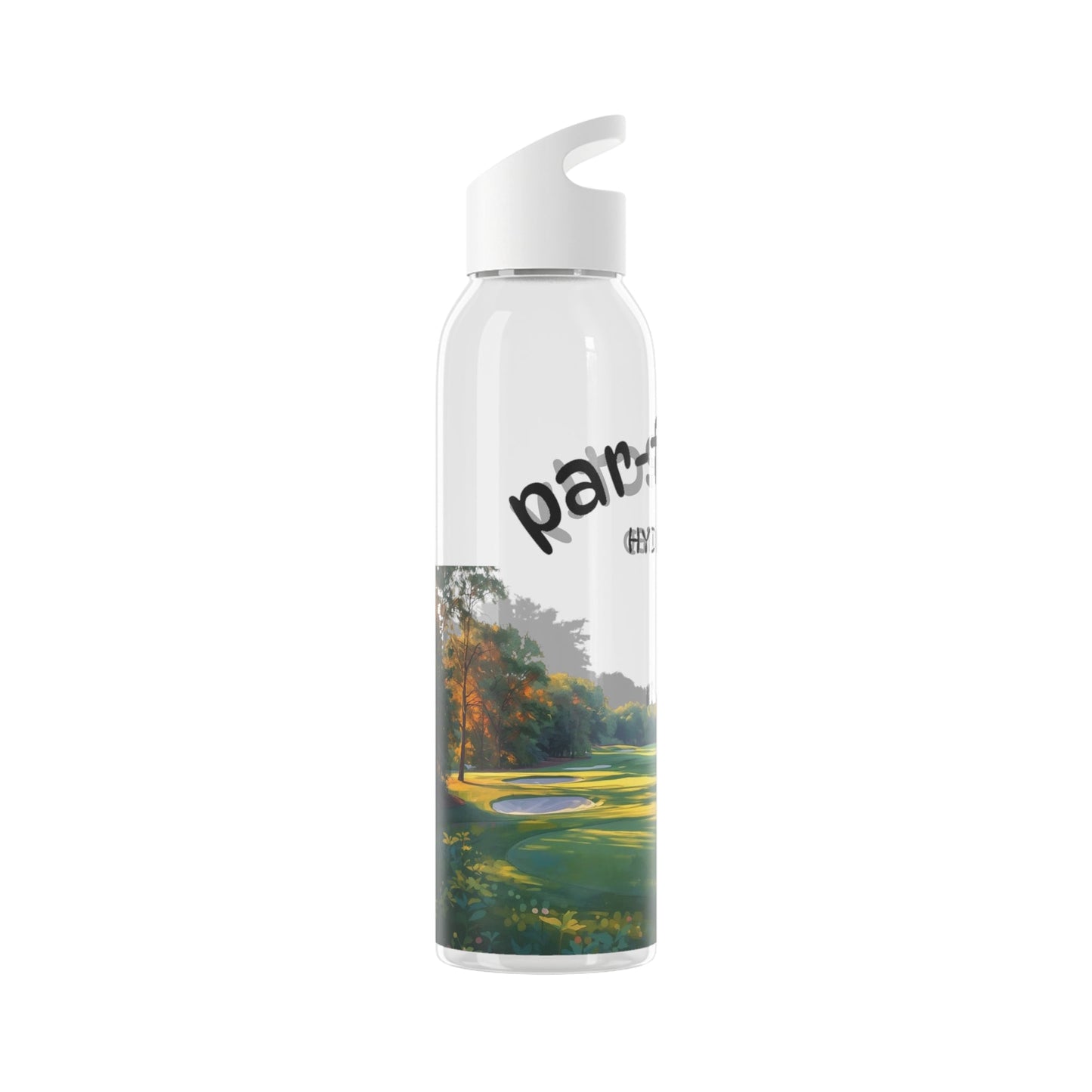 Par - fectly Hydrate Golf Water Bottle â€” Golf Scene Design in a range of colours - SJM Print Store