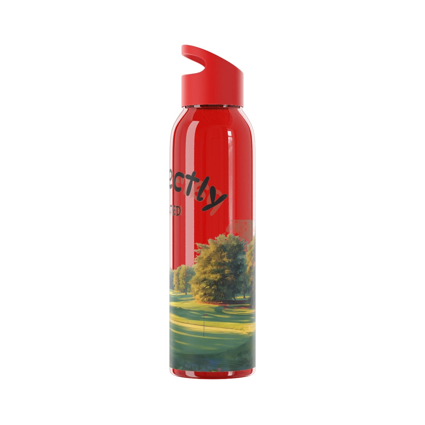 Par - fectly Hydrate Golf Water Bottle â€” Golf Scene Design in a range of colours - SJM Print Store