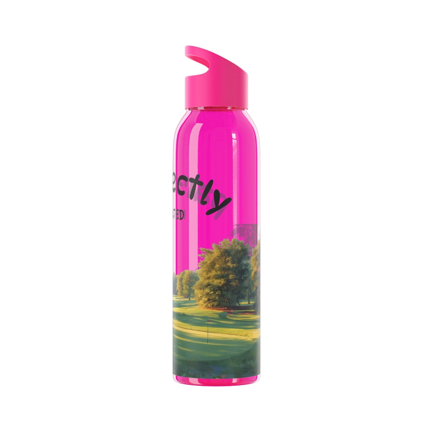 Par - fectly Hydrate Golf Water Bottle â€” Golf Scene Design in a range of colours - SJM Print Store