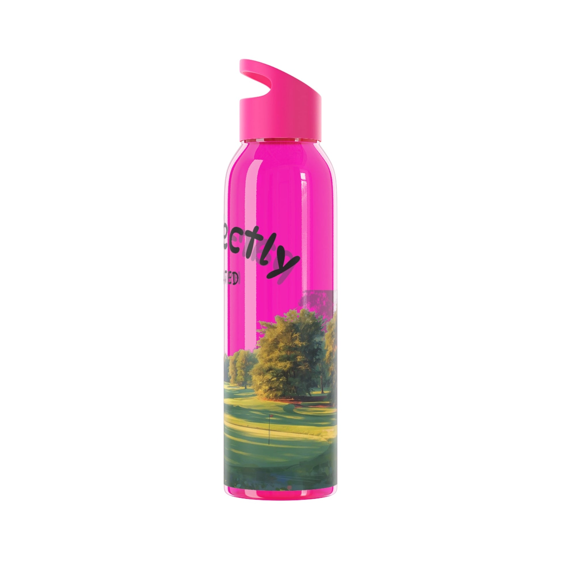 Par - fectly Hydrate Golf Water Bottle â€” Golf Scene Design in a range of colours - SJM Print Store