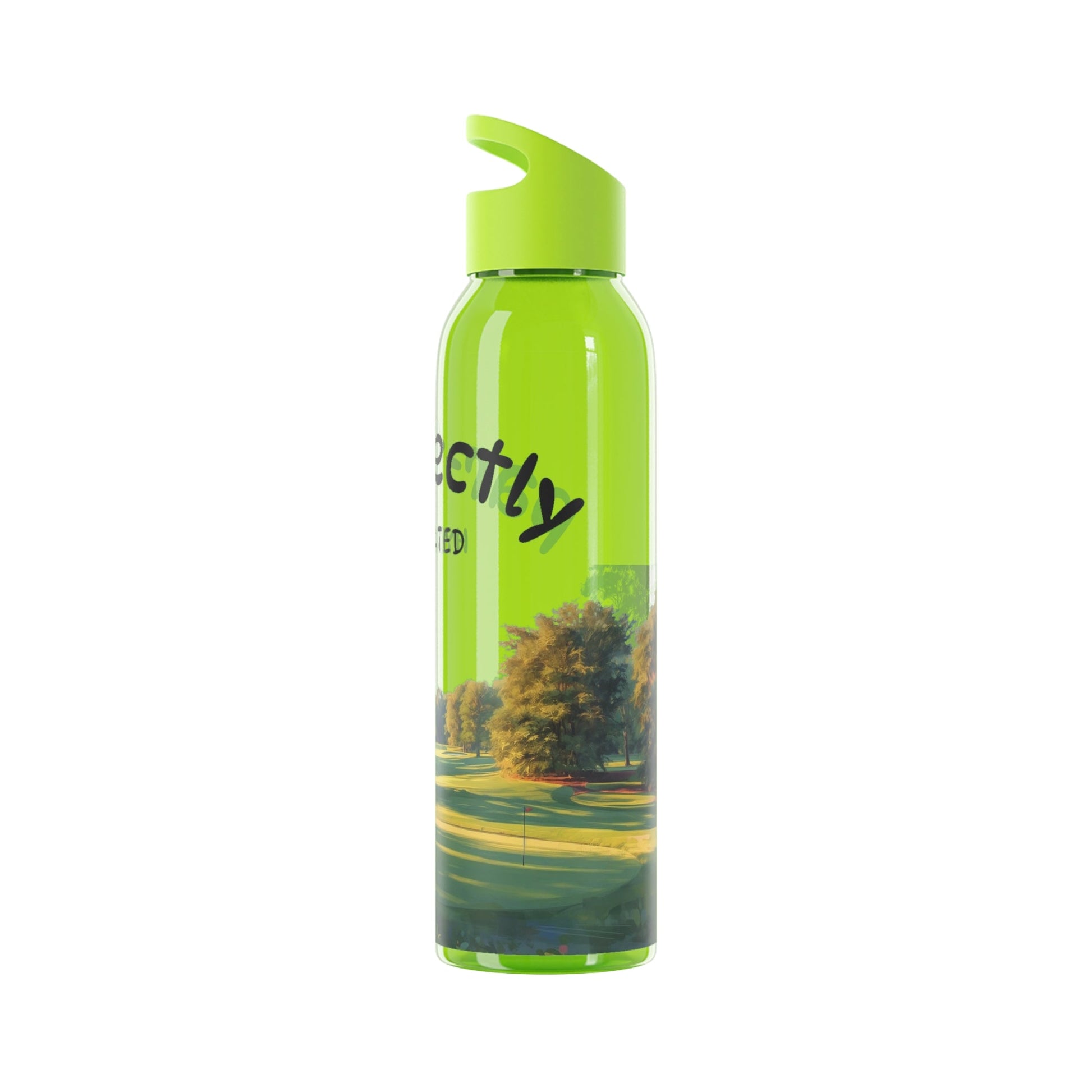 Par - fectly Hydrate Golf Water Bottle â€” Golf Scene Design in a range of colours - SJM Print Store