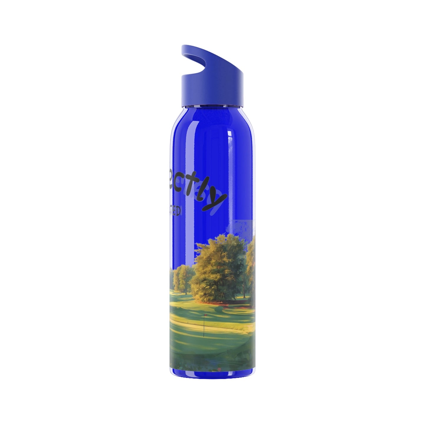 Par - fectly Hydrate Golf Water Bottle â€” Golf Scene Design in a range of colours - SJM Print Store
