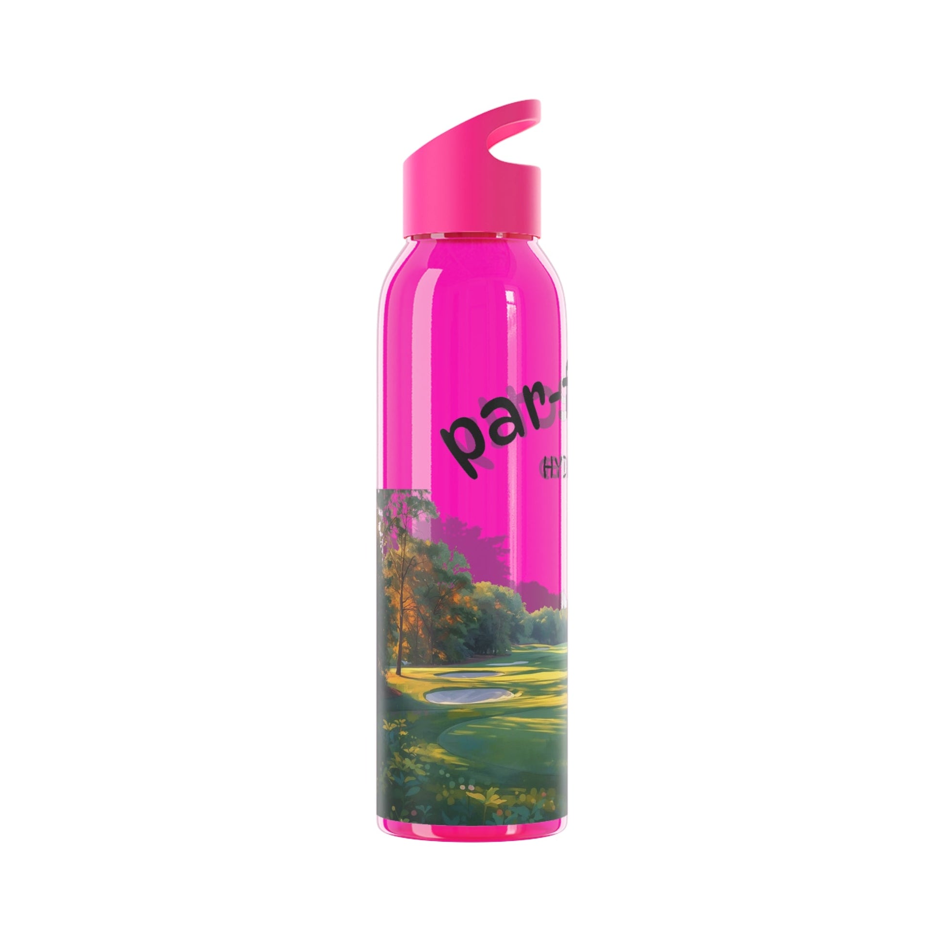 Par - fectly Hydrate Golf Water Bottle â€” Golf Scene Design in a range of colours - SJM Print Store