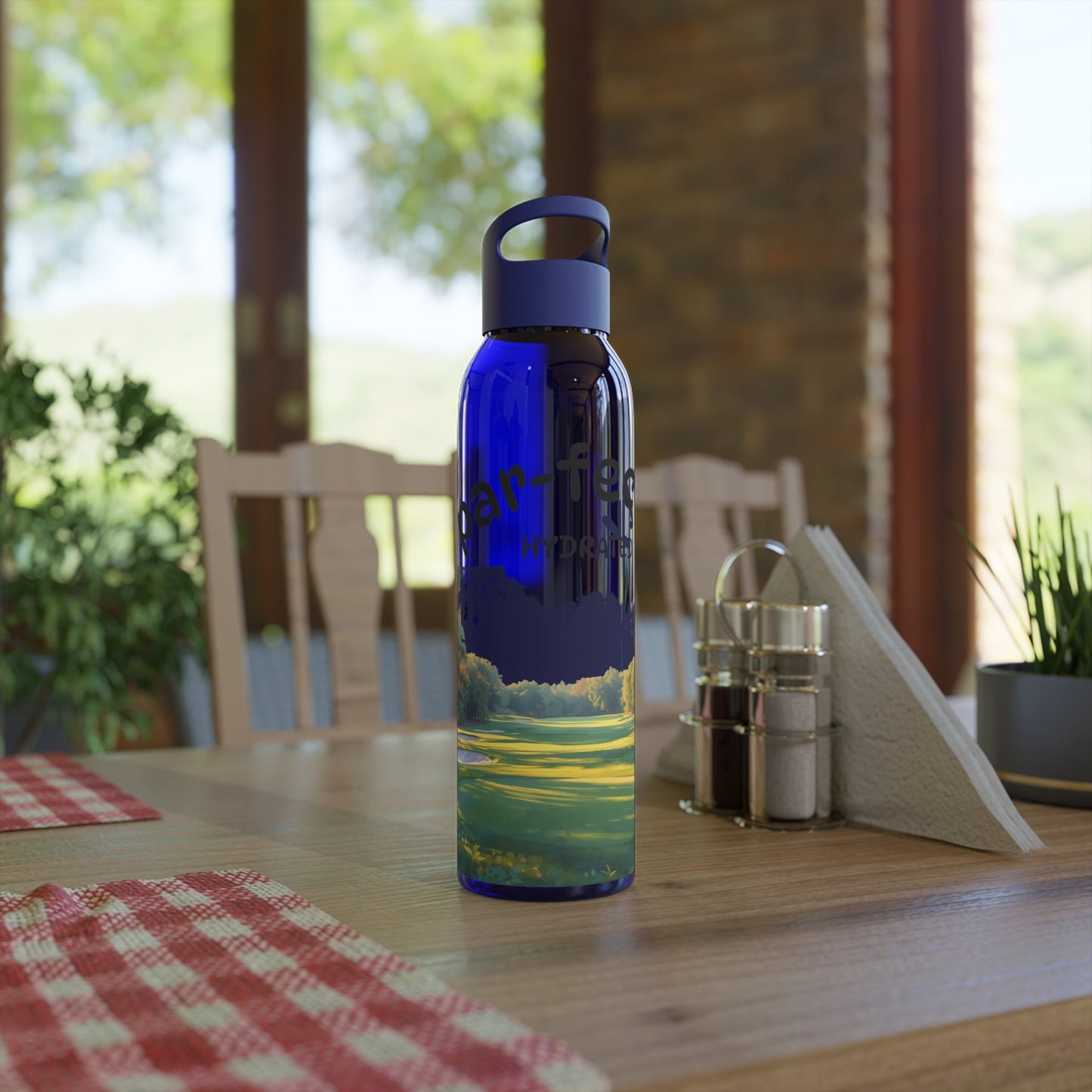 Par - fectly Hydrate Golf Water Bottle â€” Golf Scene Design in a range of colours - SJM Print Store