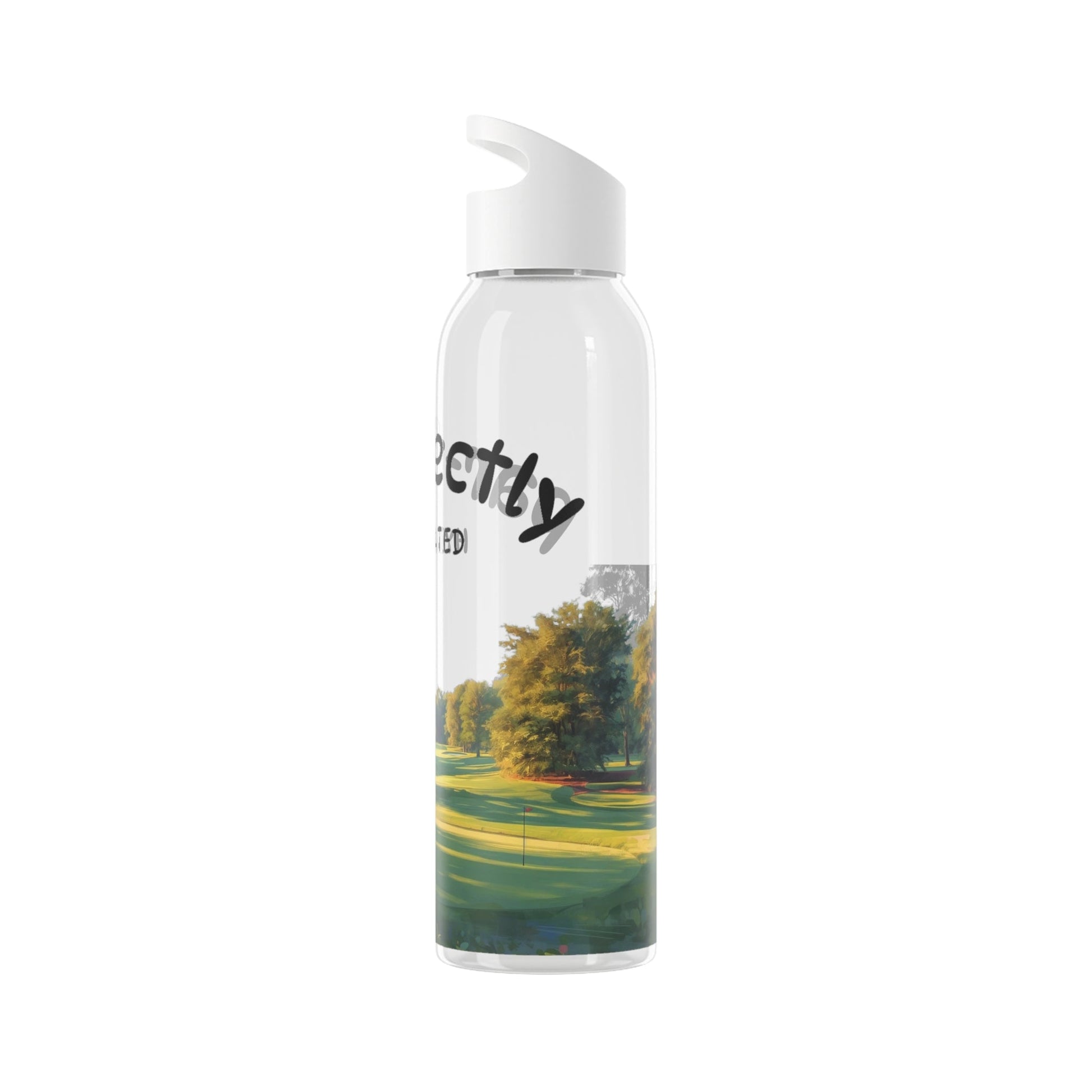 Par - fectly Hydrate Golf Water Bottle â€” Golf Scene Design in a range of colours - SJM Print Store