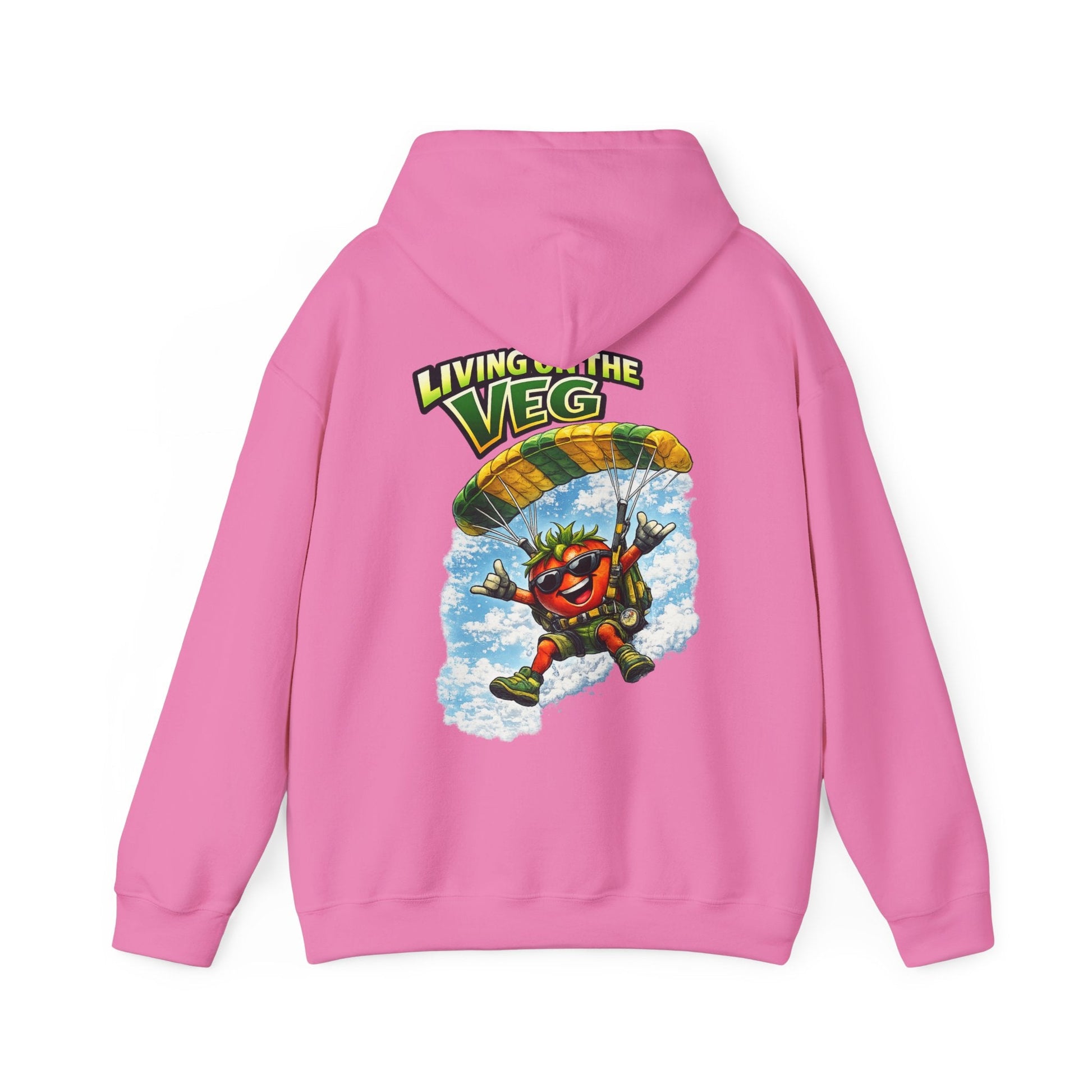 Parachuting Tomato Hoodie - SJM Print Store