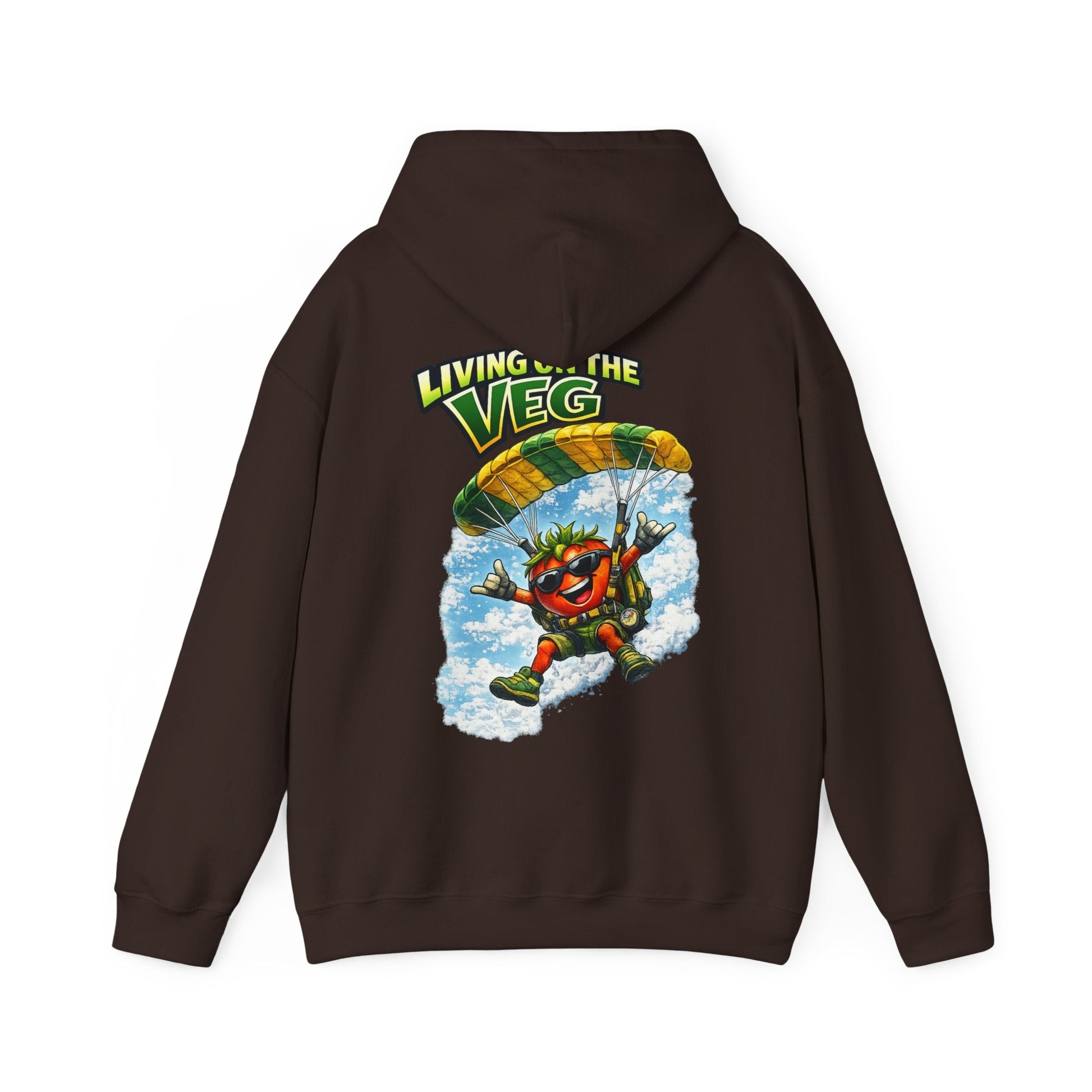 Parachuting Tomato Hoodie - SJM Print Store