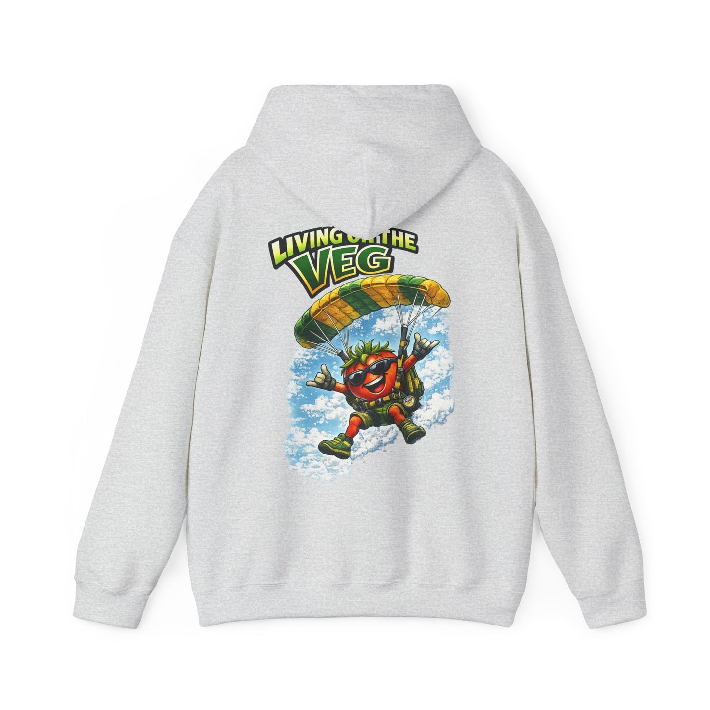 Parachuting Tomato Hoodie - SJM Print Store