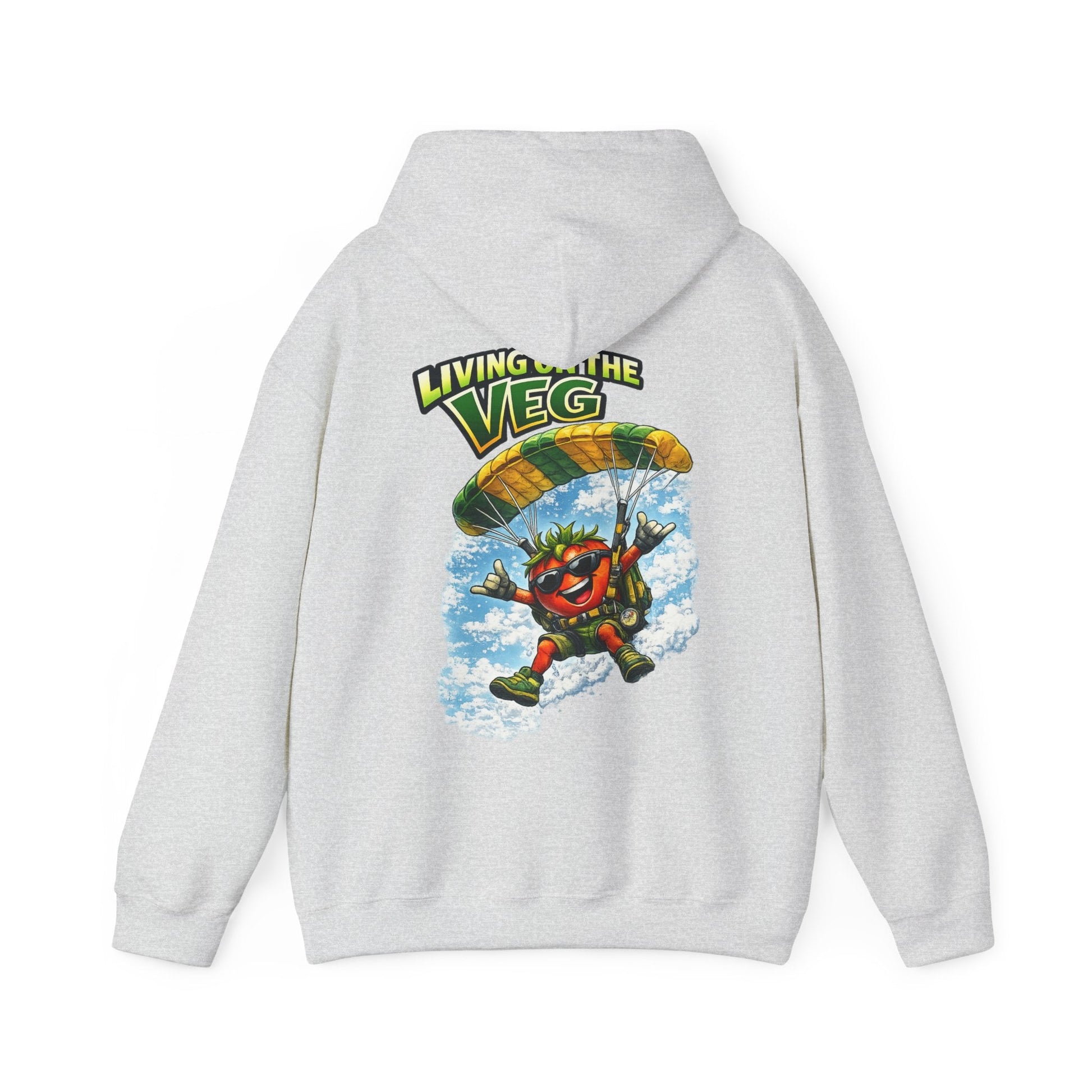 Parachuting Tomato Hoodie - SJM Print Store