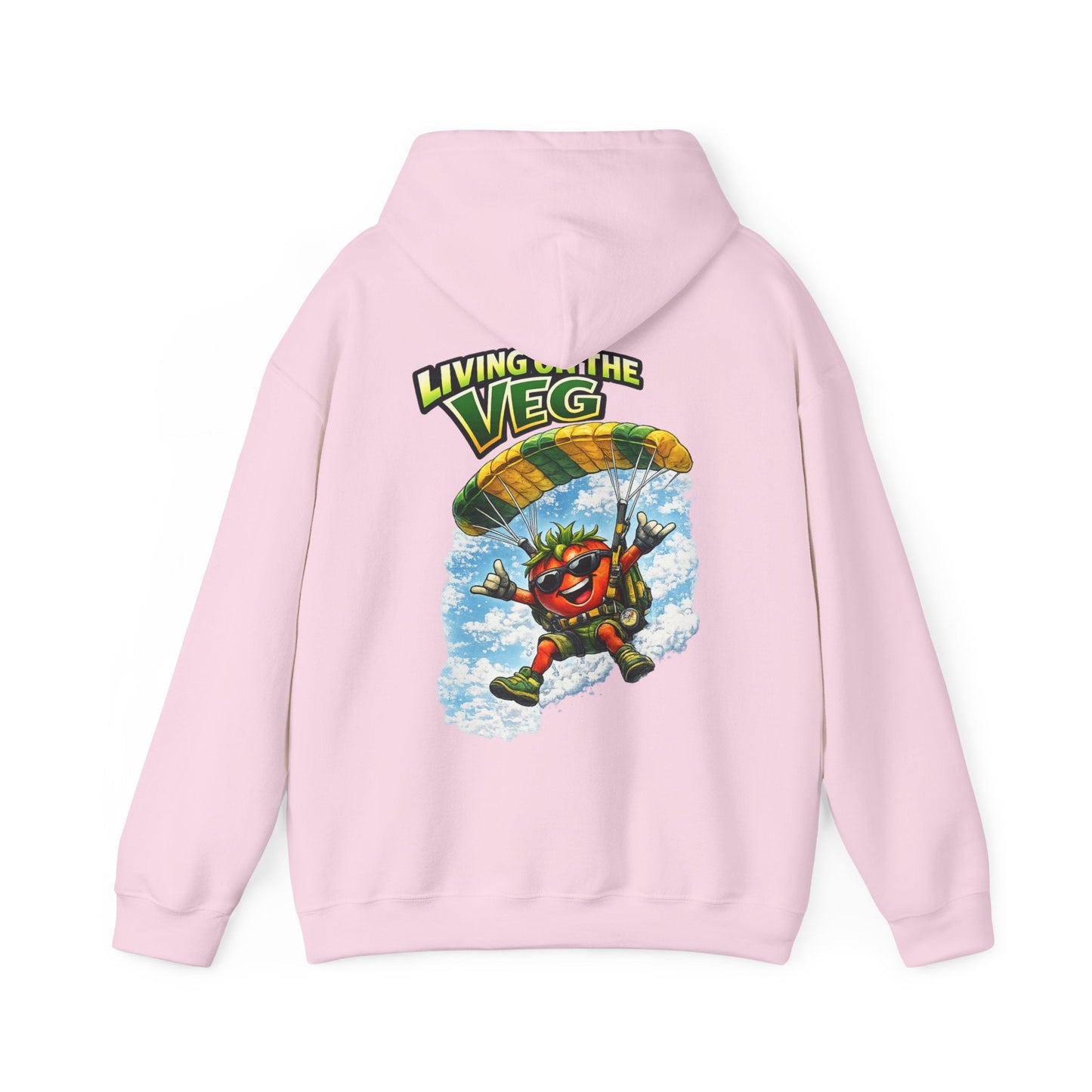 Parachuting Tomato Hoodie - SJM Print Store