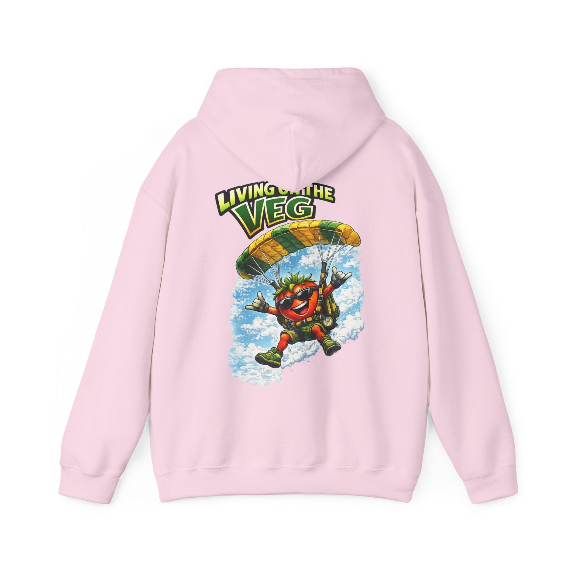 Parachuting Tomato Hoodie - SJM Print Store