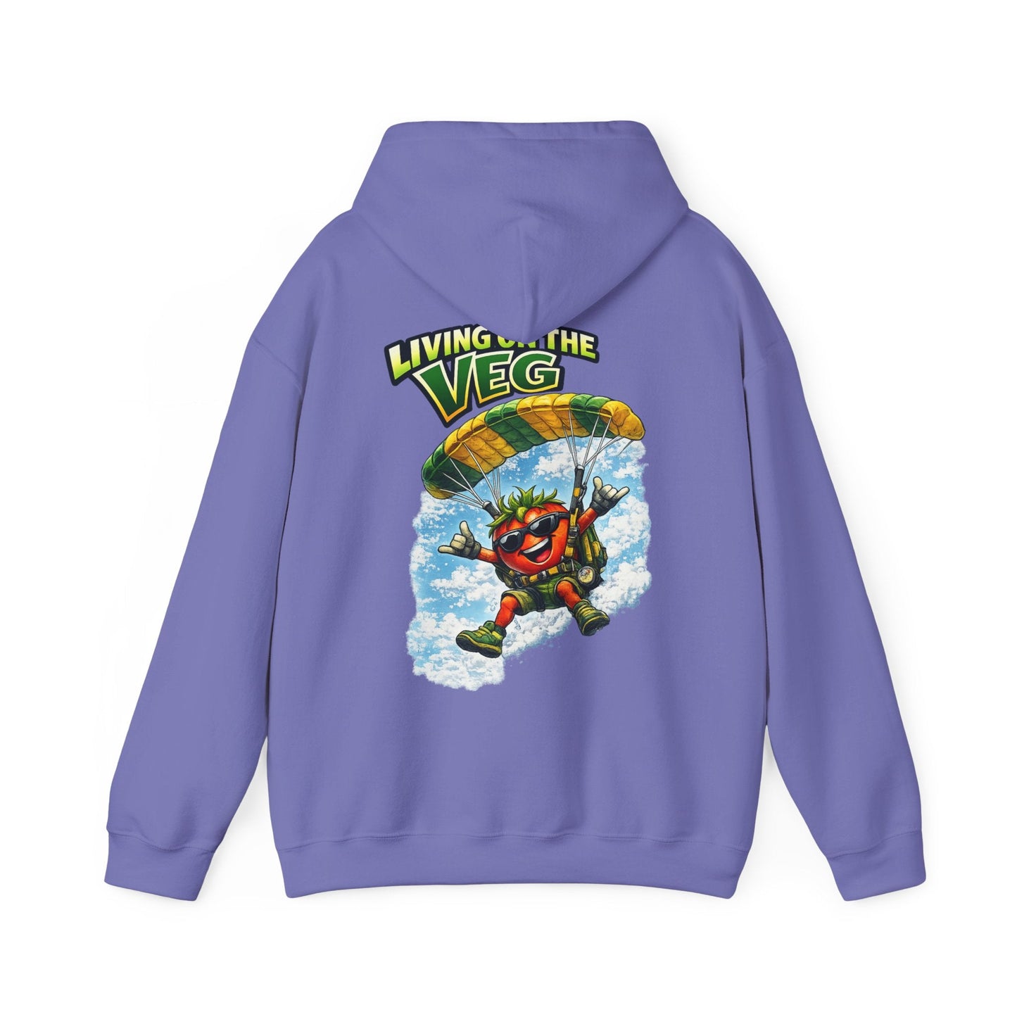 Parachuting Tomato Hoodie - SJM Print Store