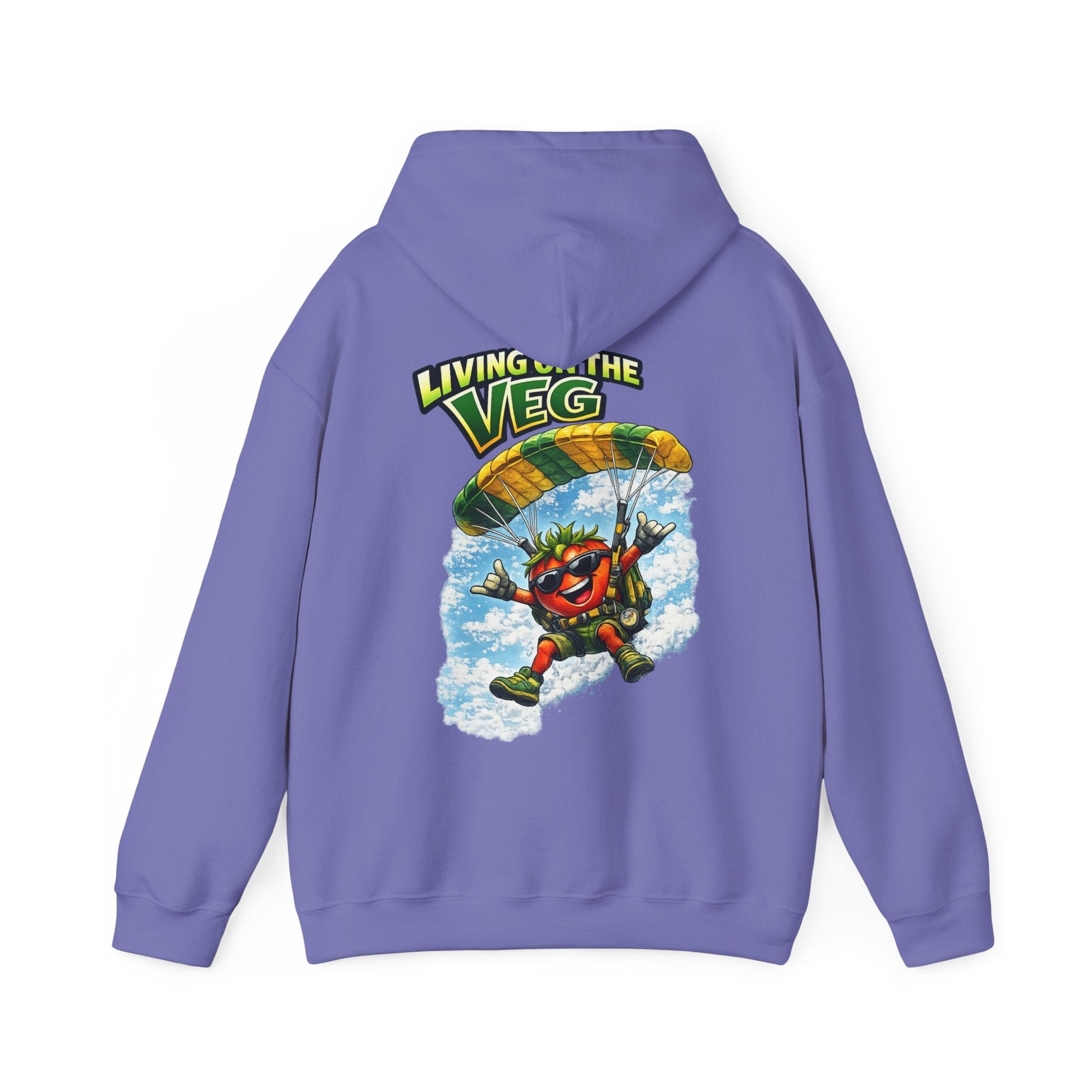 Parachuting Tomato Hoodie - SJM Print Store