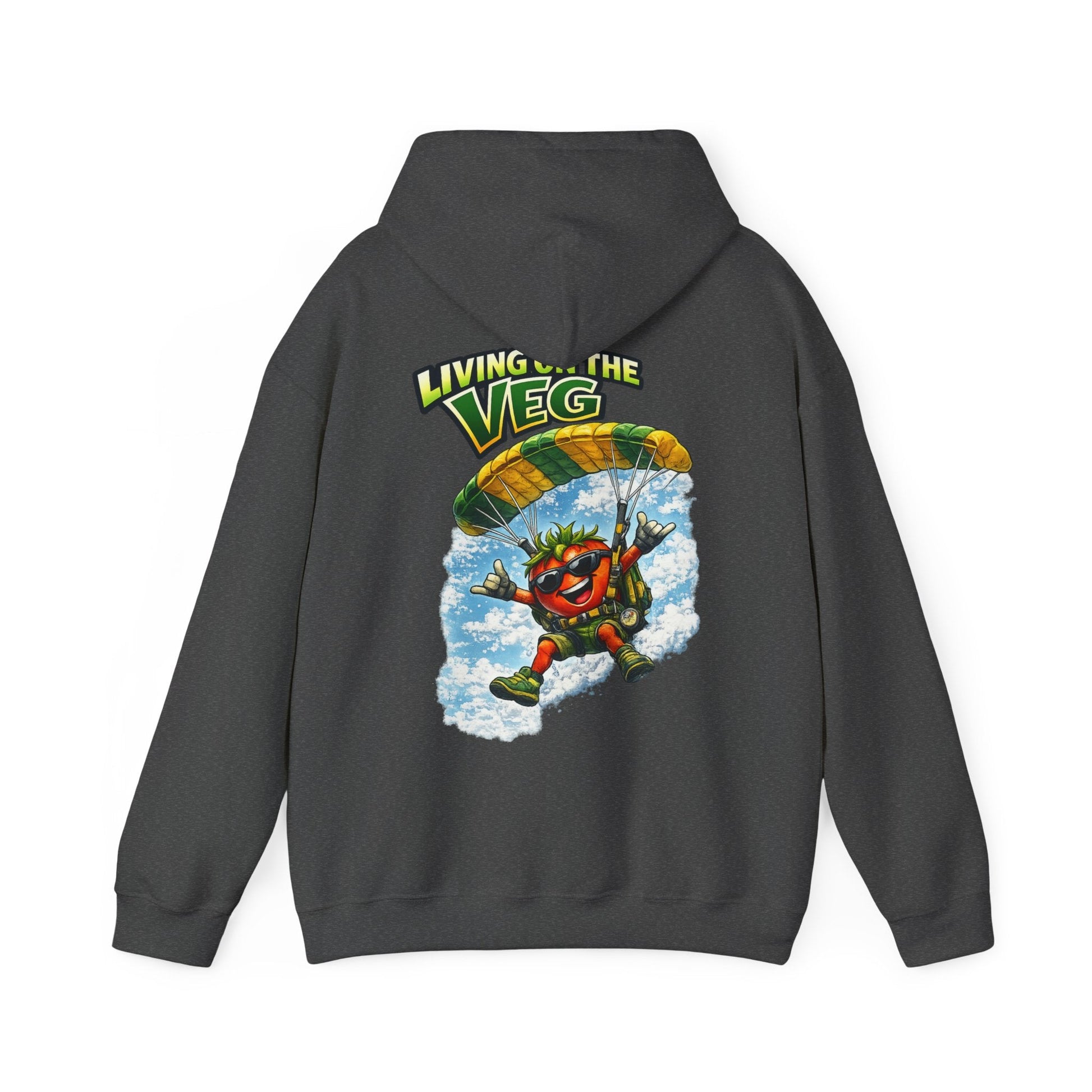 Parachuting Tomato Hoodie - SJM Print Store