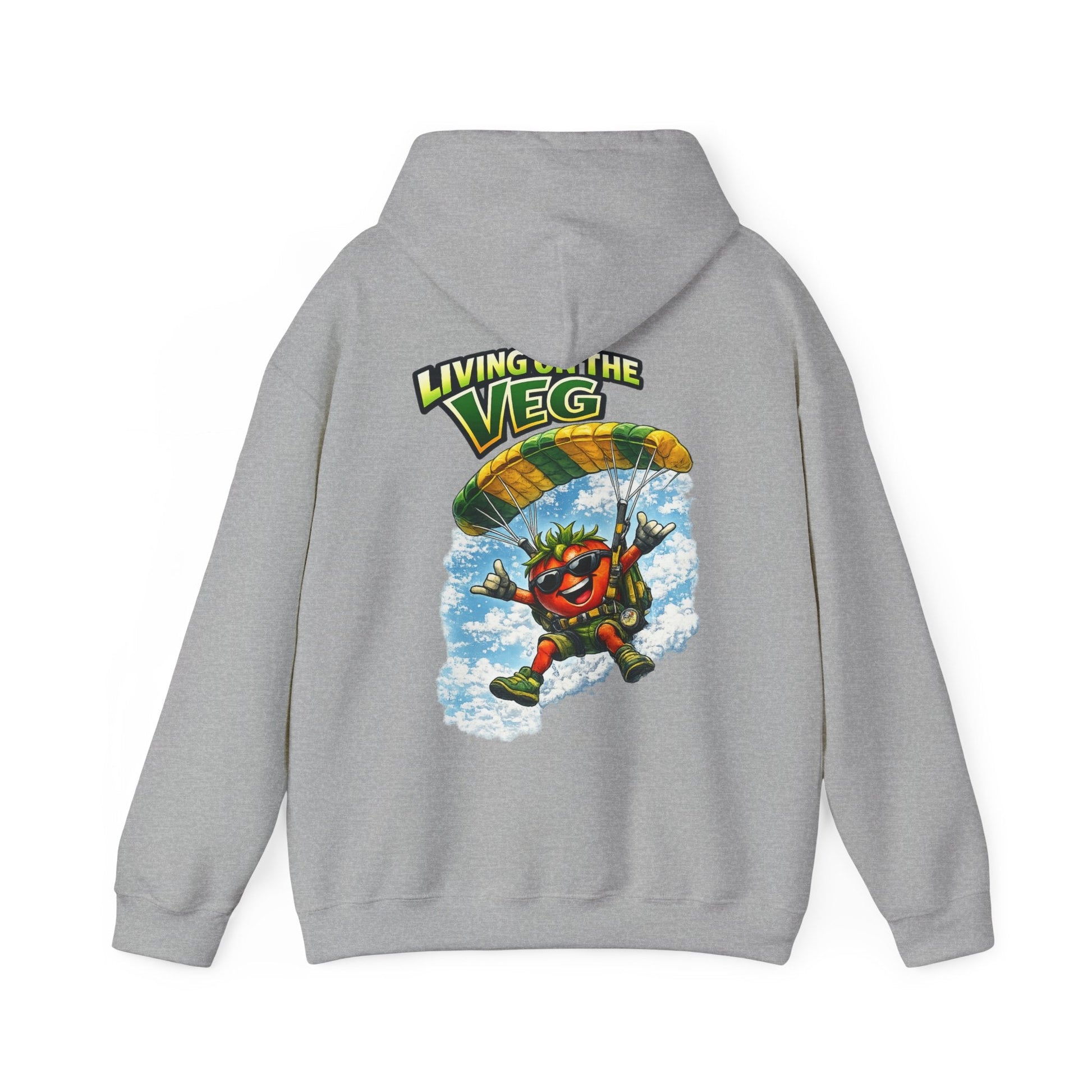 Parachuting Tomato Hoodie - SJM Print Store