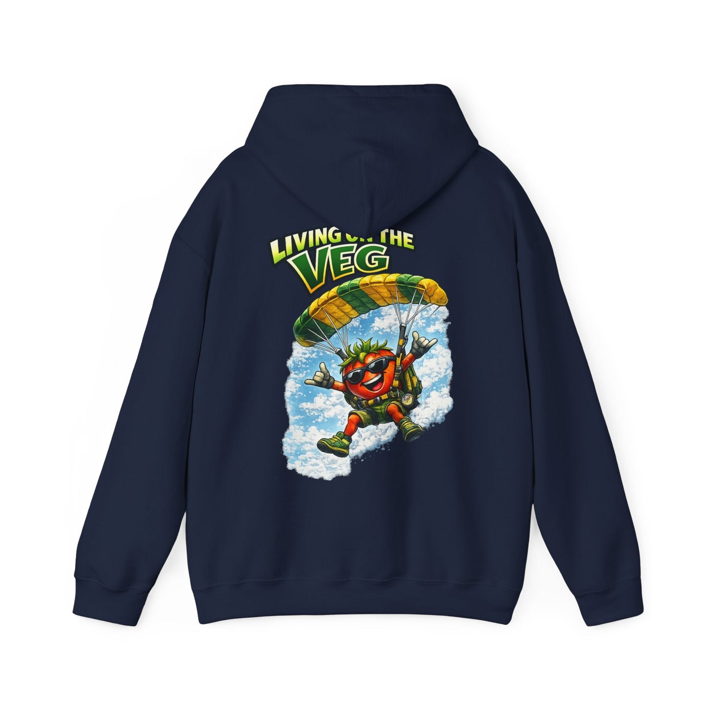 Parachuting Tomato Hoodie - SJM Print Store