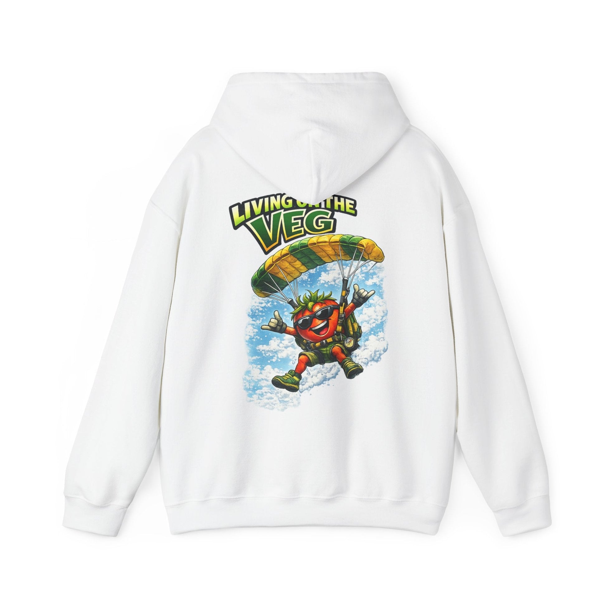 Parachuting Tomato Hoodie - SJM Print Store