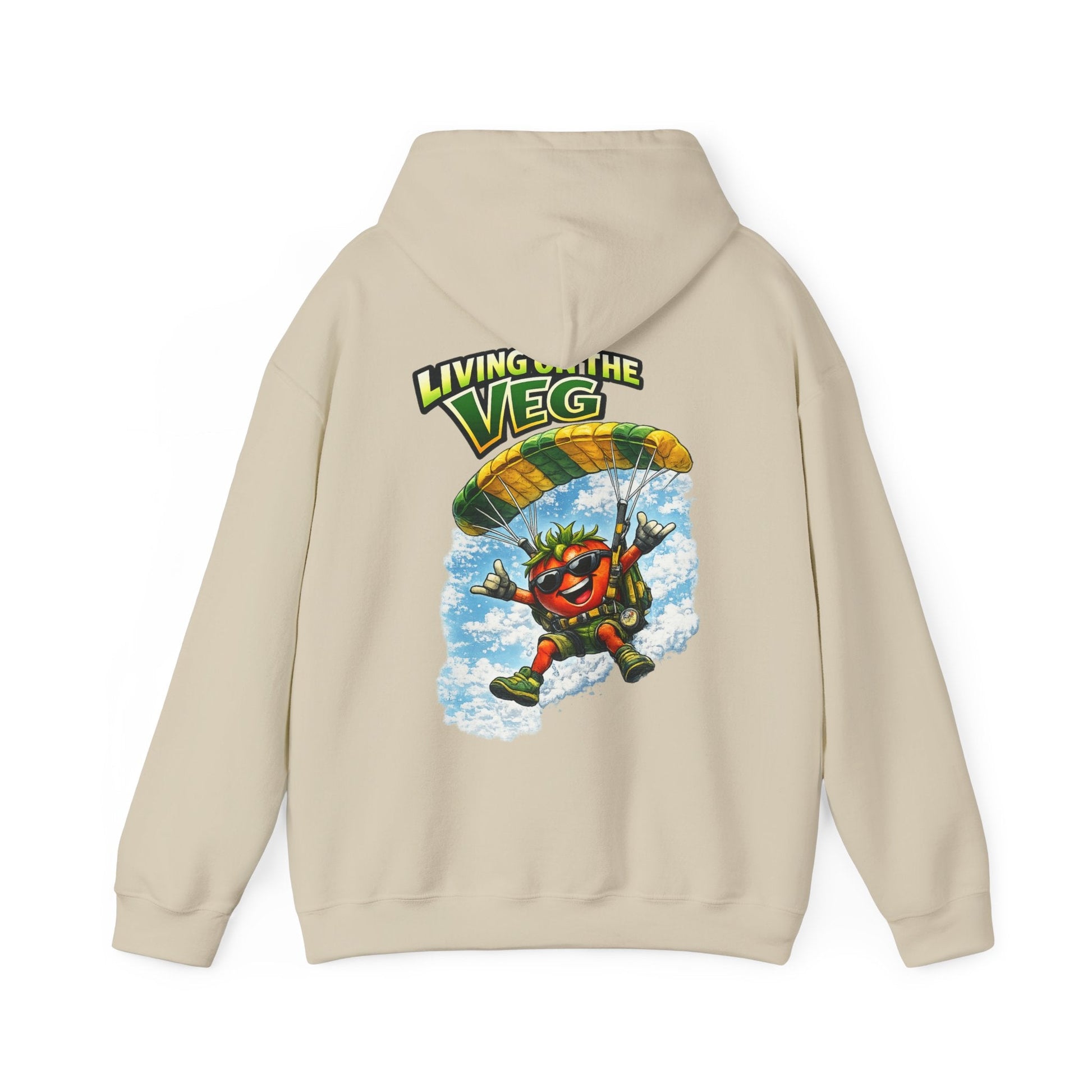 Parachuting Tomato Hoodie - SJM Print Store