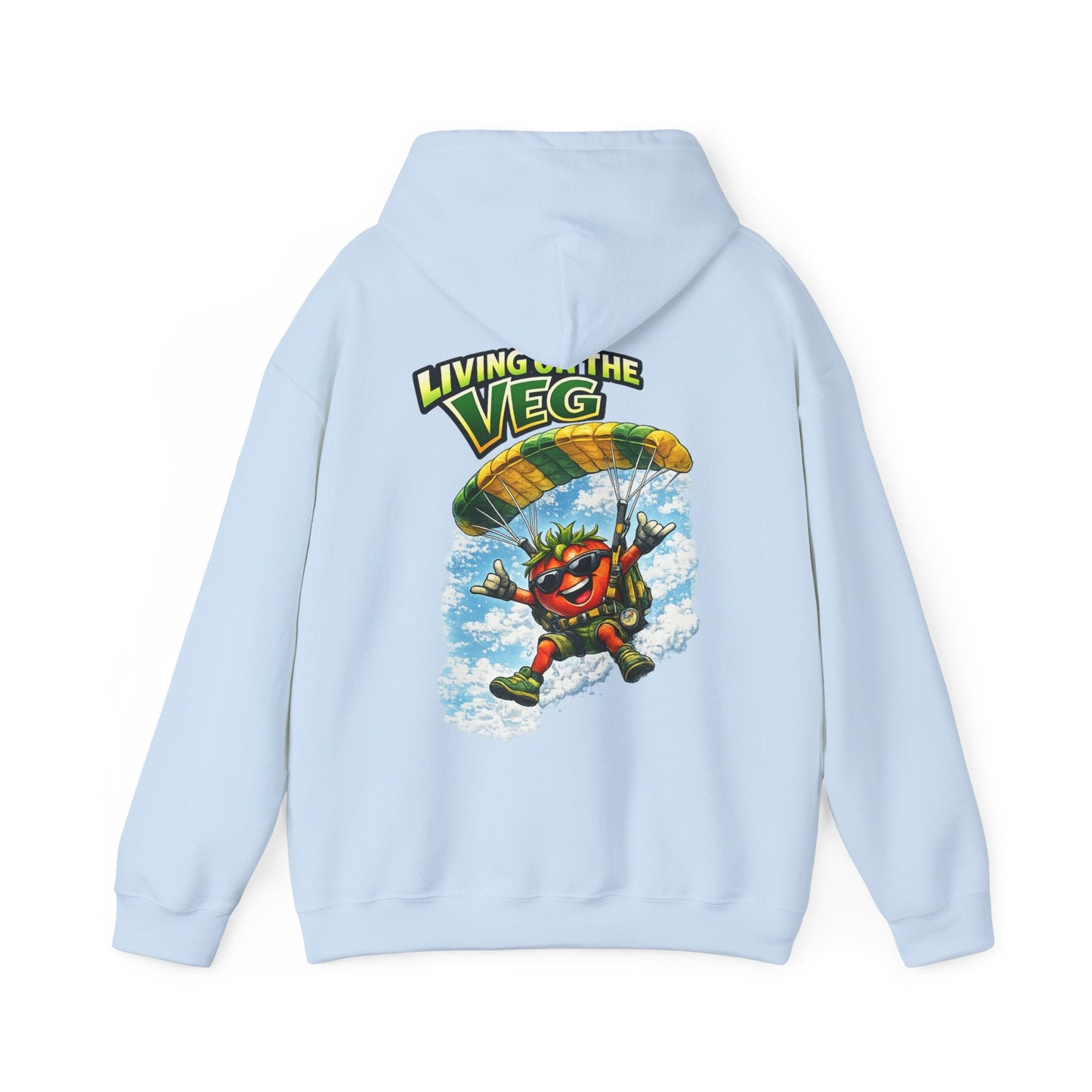 Parachuting Tomato Hoodie - SJM Print Store