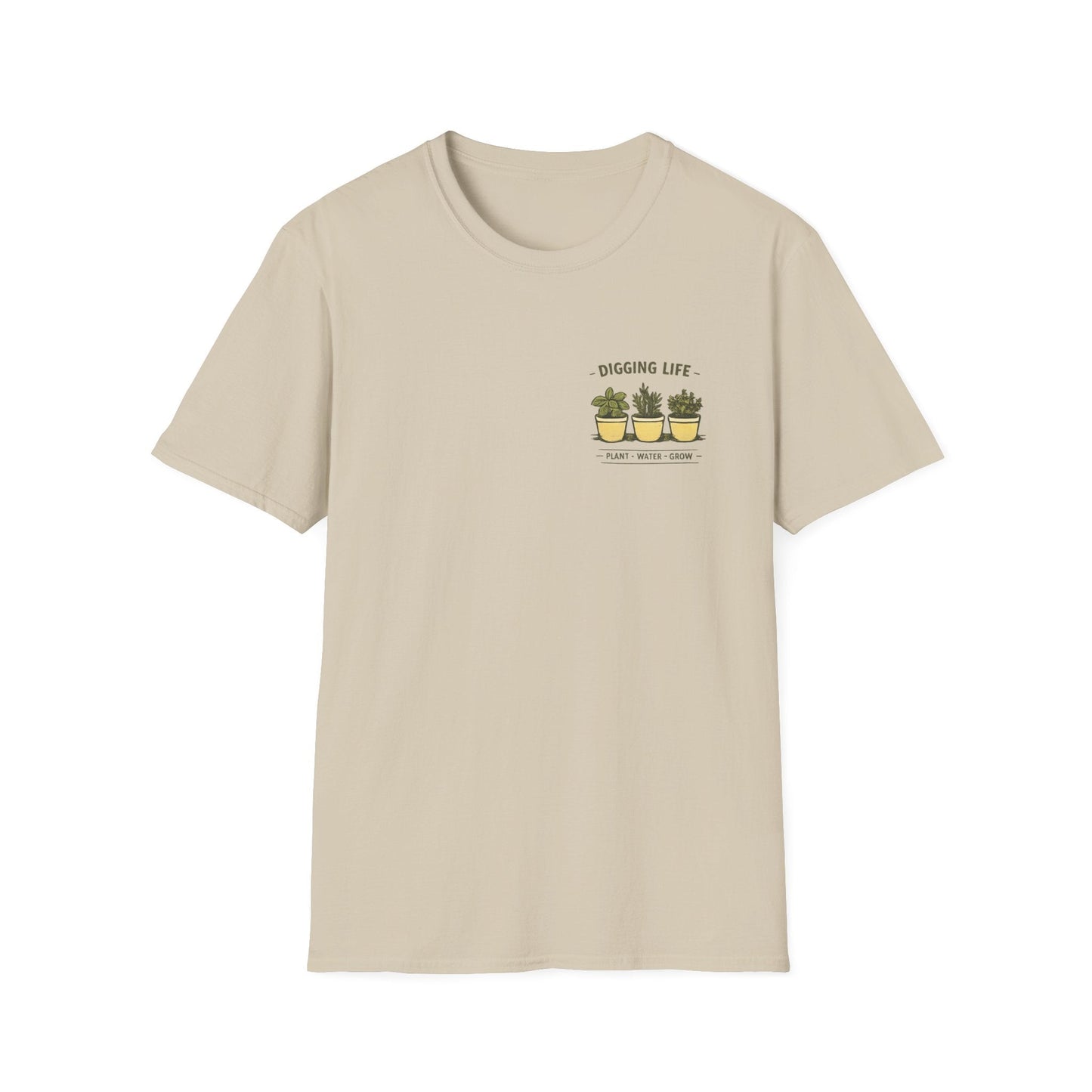 Plant Lover Digging Life Graphic T‑Shirt - SJM Print Store