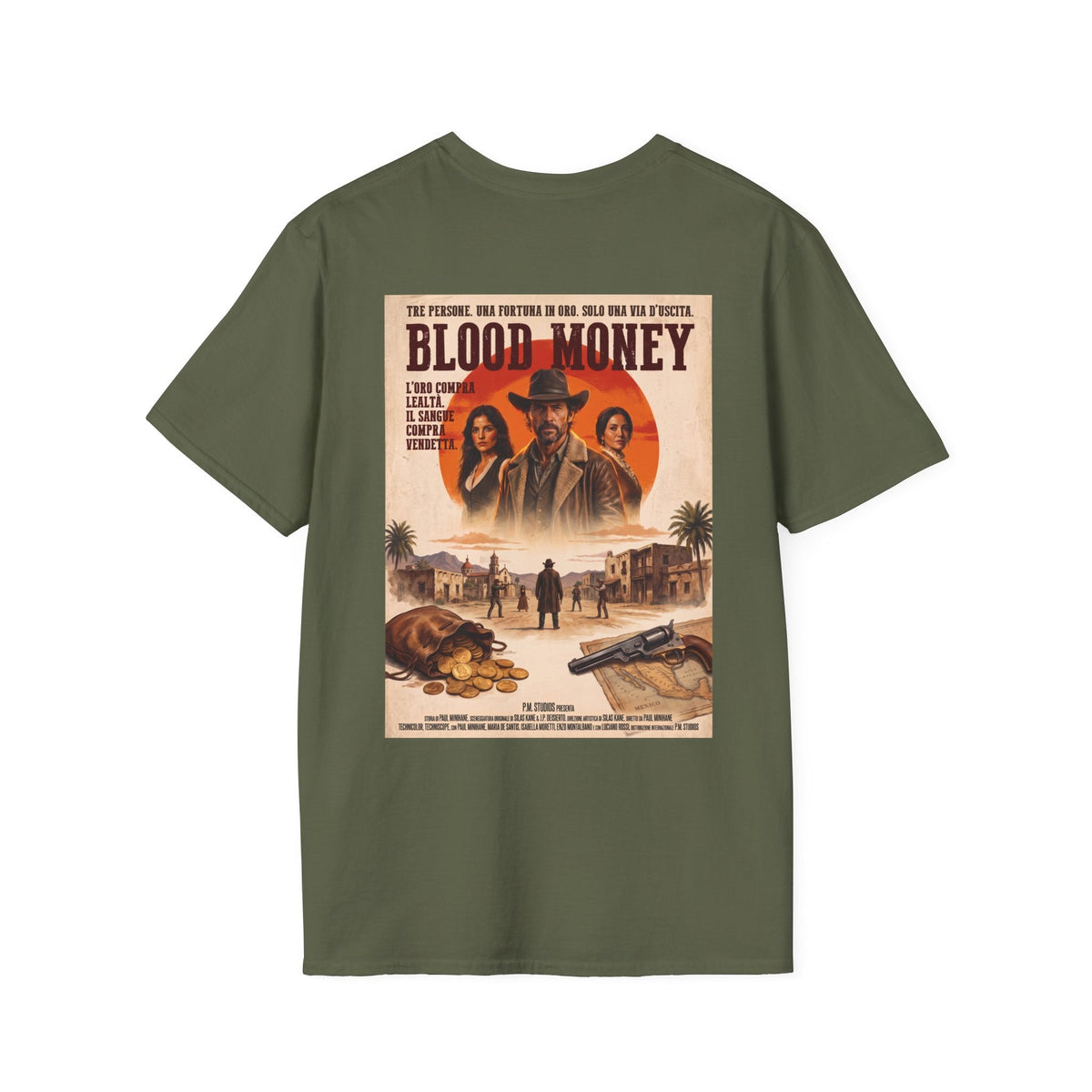 PM Pictures Blood Money T-Shirt – Italian Collector's Edition - SJM Print Store