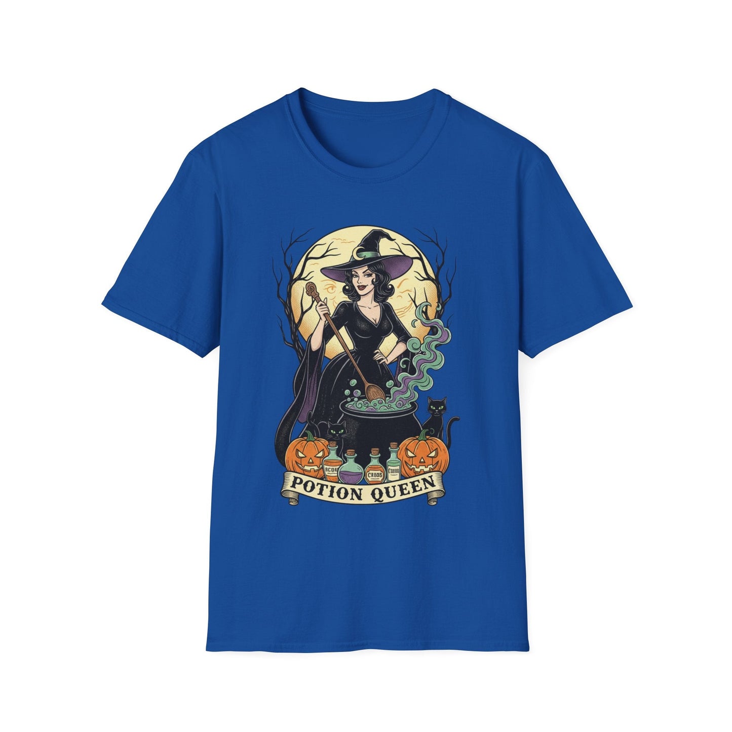 Potion Queen Witchy Halloween Graphic Tee - SJM Print Store