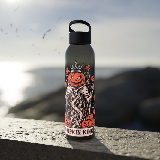 Pumpkin King Halloween Water Bottle - SJM Print Store